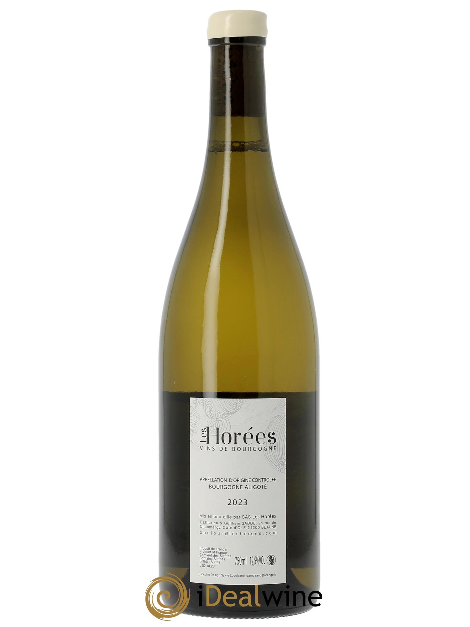 Bourgogne Aligoté En Coulezain Les Horées 2023 - Posten von 1 Flasche - 1