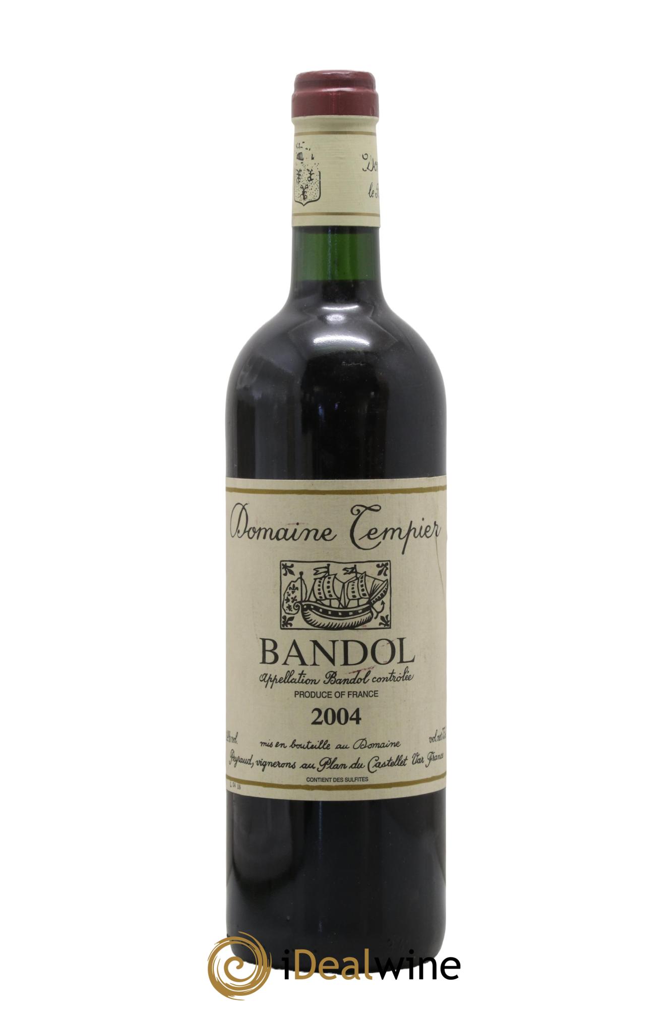 Bandol Domaine Tempier Famille Peyraud 2004 - Lot de 1 bouteille - 0