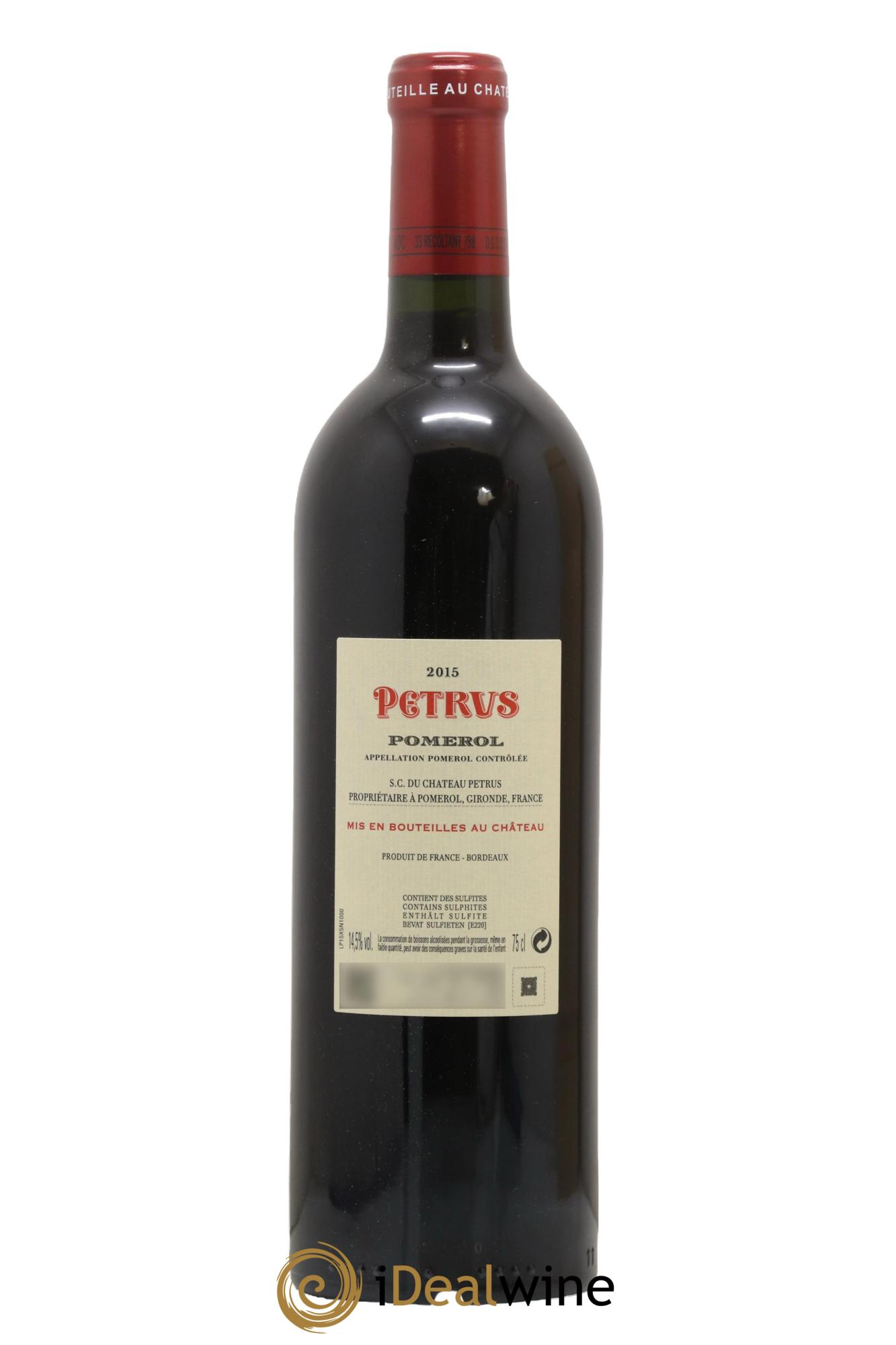 Petrus 2015 - Lot of 1 bottle - 2
