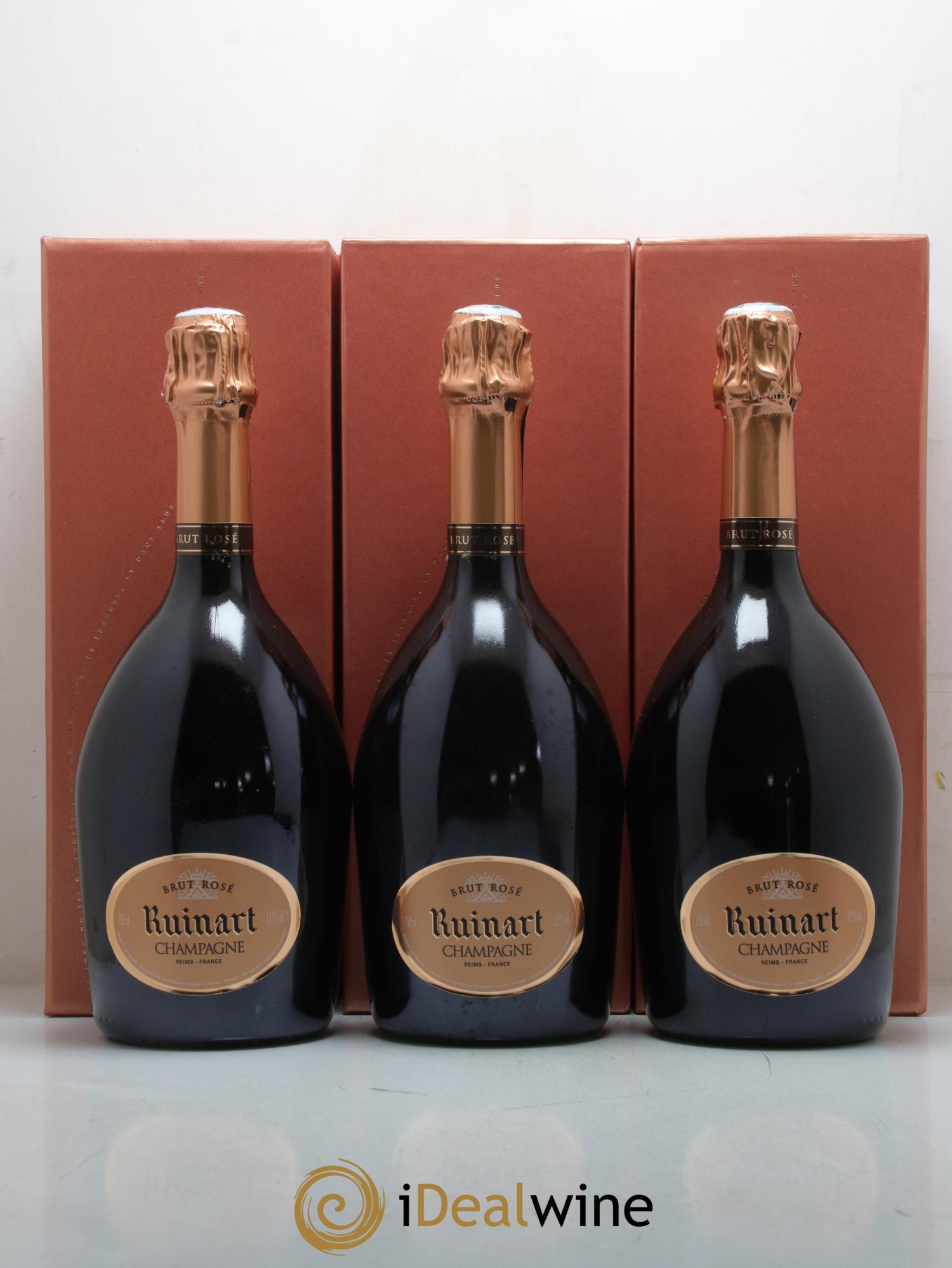 Brut Rosé Ruinart - Lot de 3 bouteilles - 1