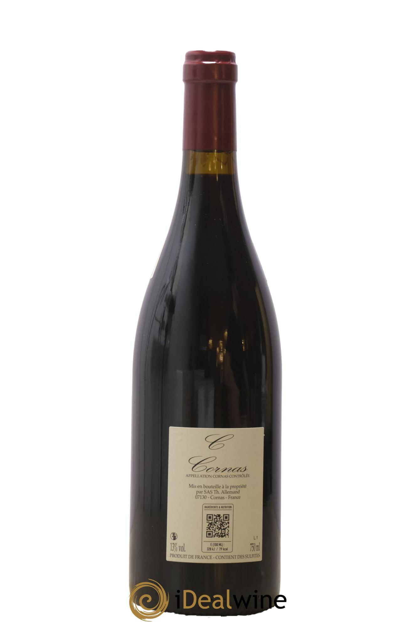 Cornas Chaillot Thierry Allemand 2022 - Lot de 1 bouteille - 1