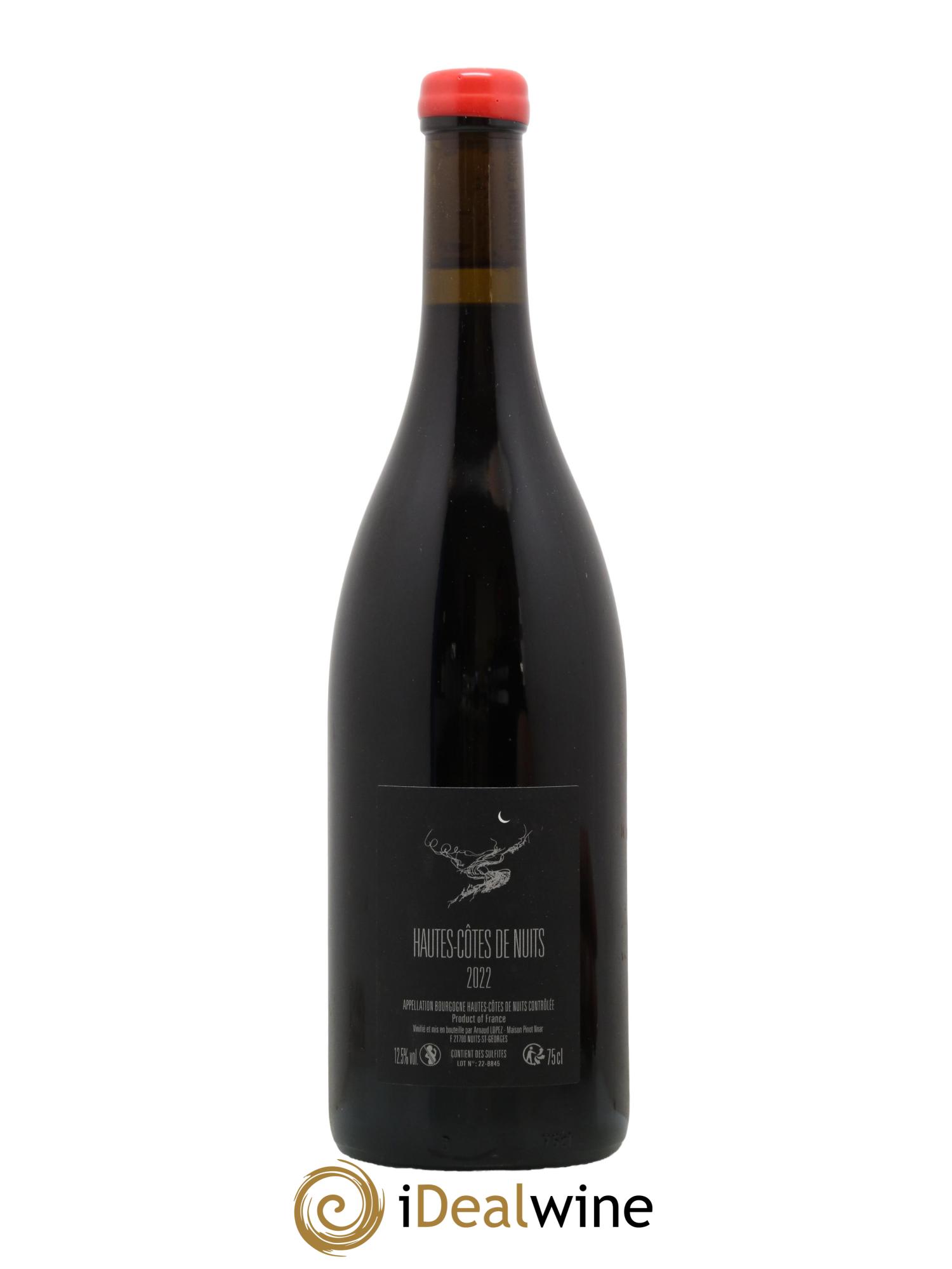 Hautes-Côtes de Nuits Pinot Noar Arnaud Lopez Pinot Noar Arnaud Lopez 2022 - Lot de 1 bouteille - 1