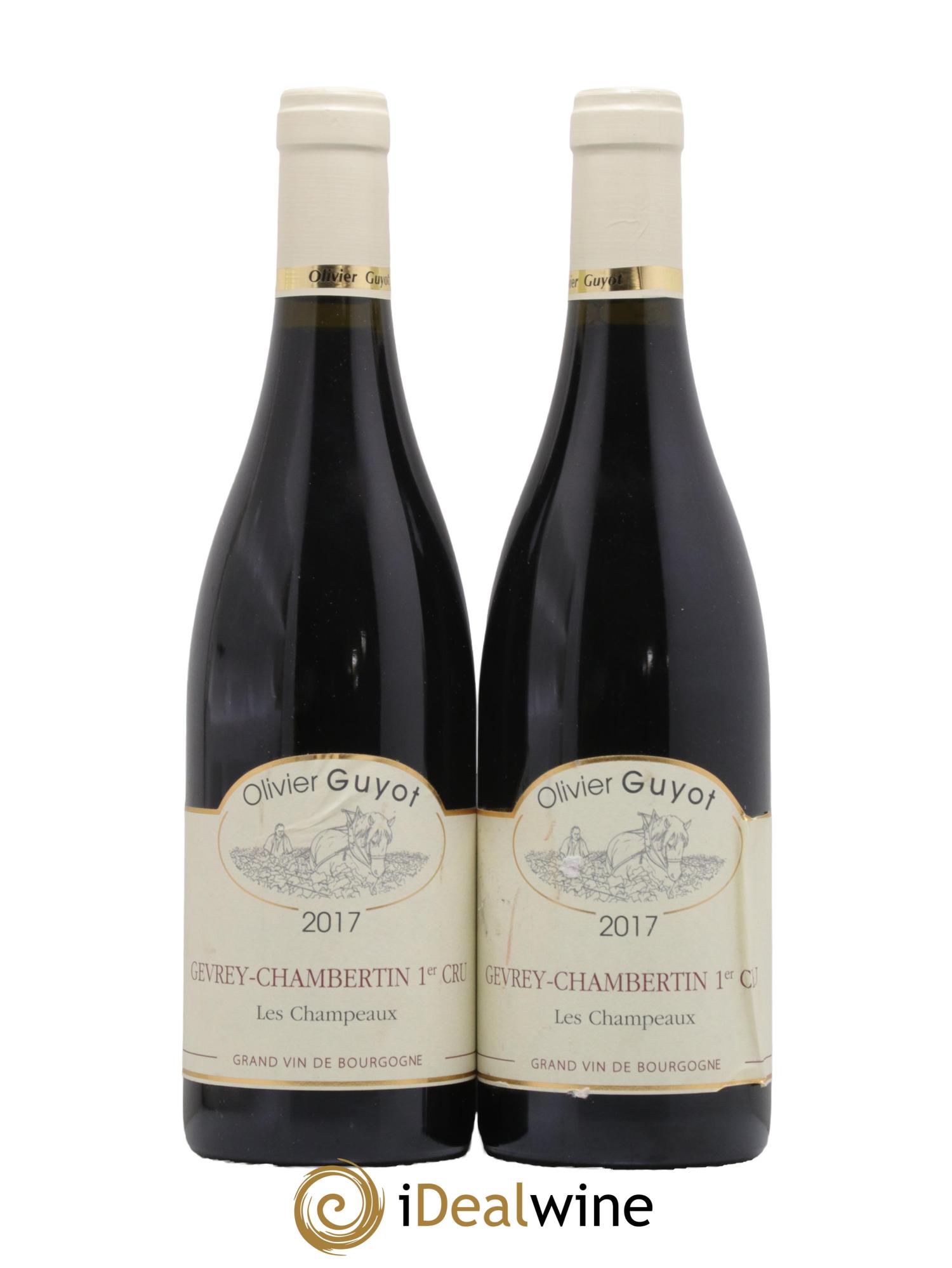 Gevrey-Chambertin 1er Cru Les Champeaux Olivier Guyot (Domaine de) 2017 - Lot de 2 bouteilles - 0