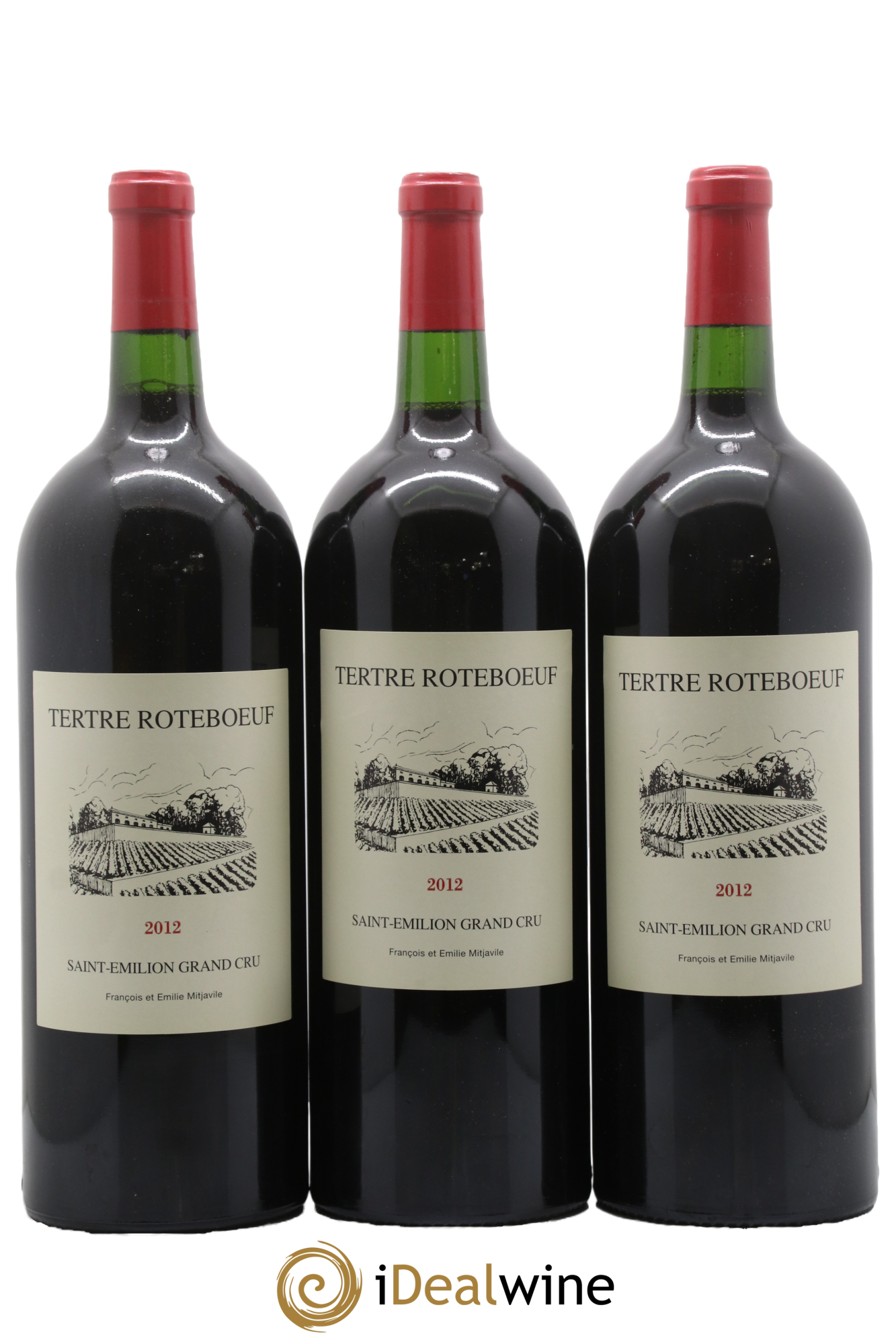 Château Tertre Roteboeuf 2012 - Lot of 6 magnums - 1