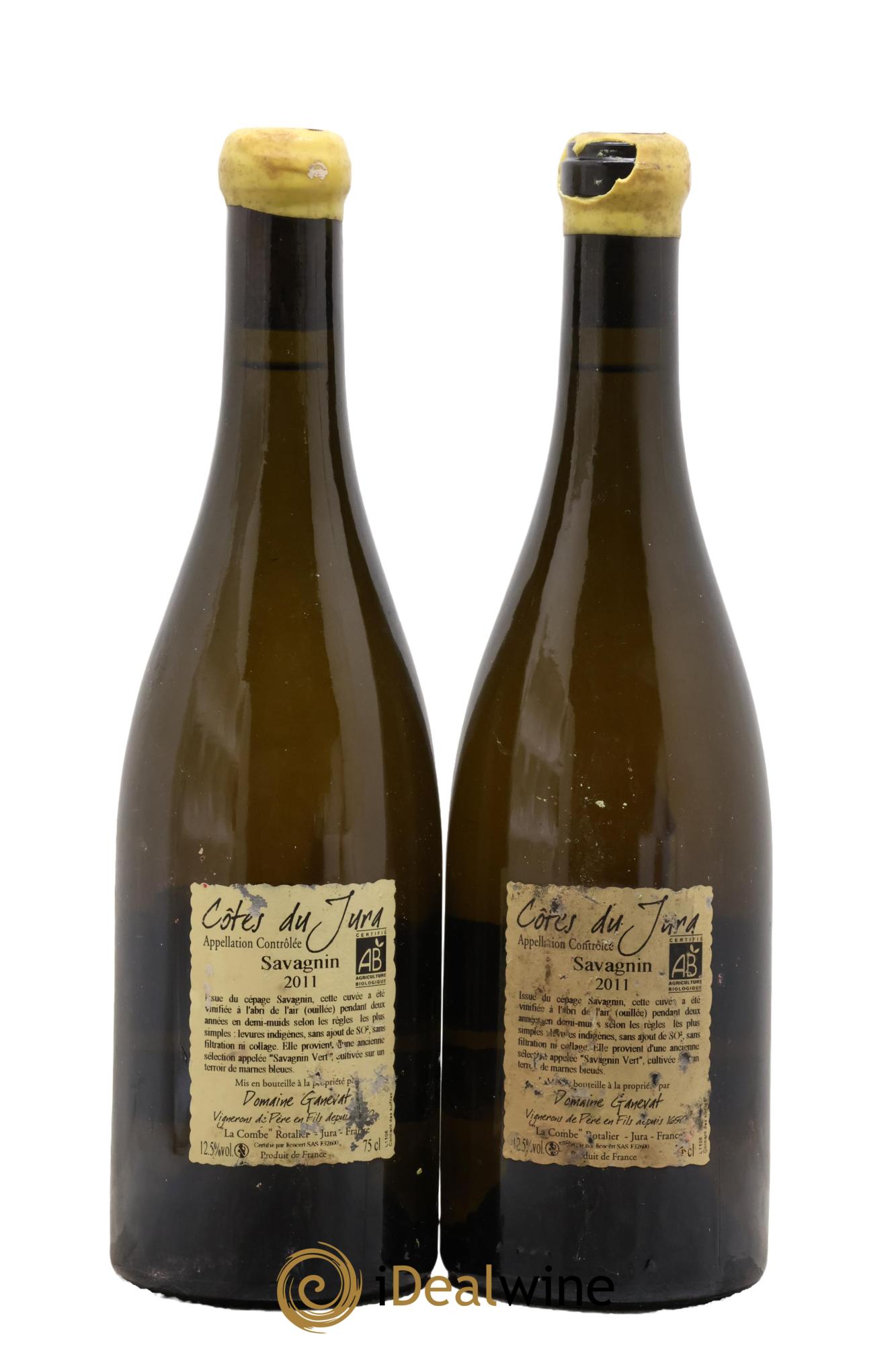Côtes du Jura Les Chalasses Marnes Bleues Jean-François Ganevat (Domaine) 2011 - Posten von 2 Flaschen - 1
