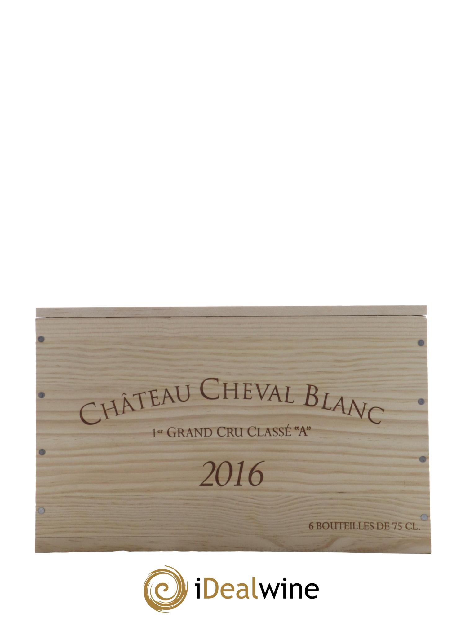 Château Cheval Blanc 1er Grand Cru Classé A 2016 - Lot of 6 bottles - 6