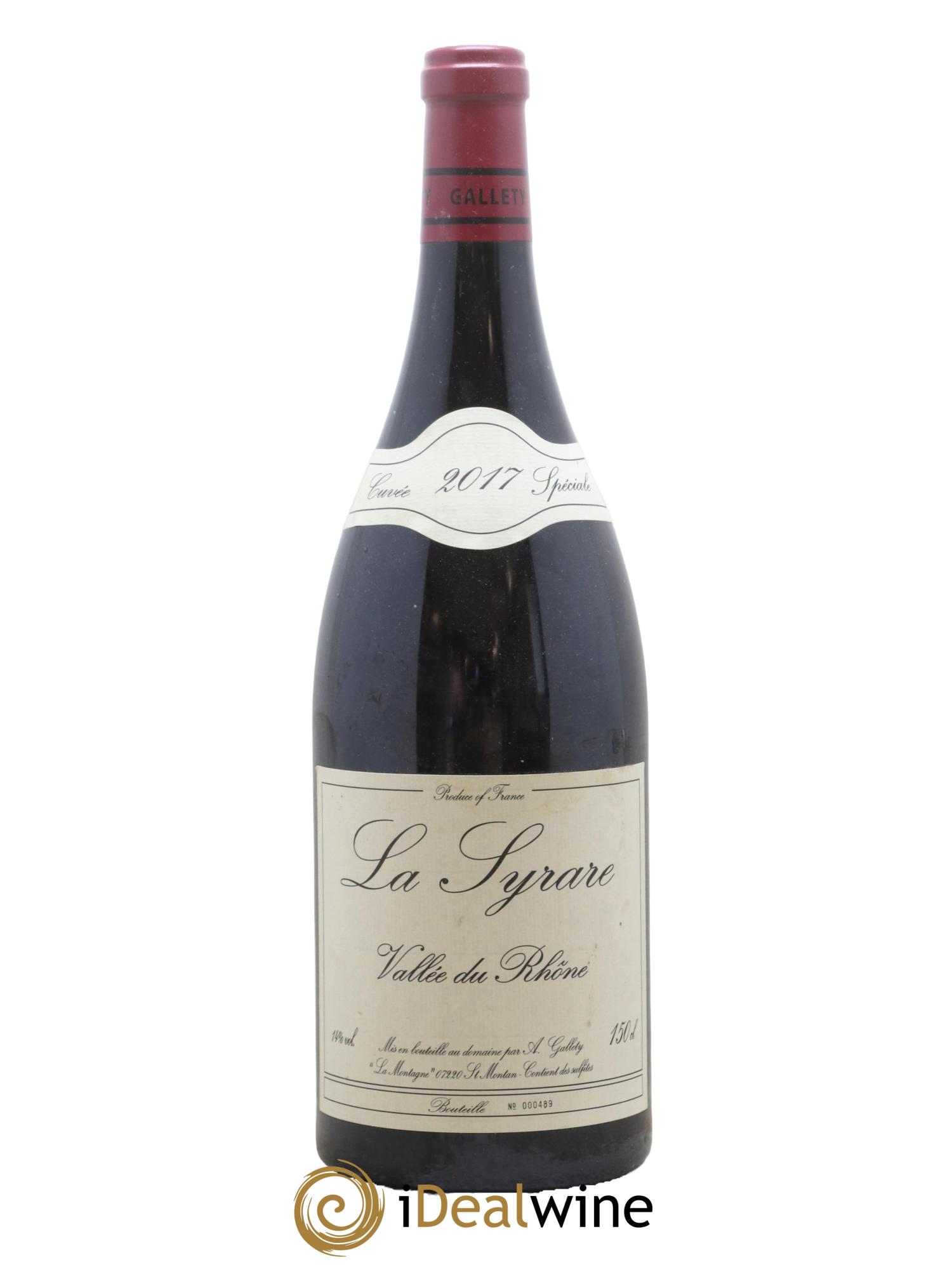 Côtes du Vivarais La Syrare Gallety (Domaine) 2017 - Lot de 1 magnum - 0