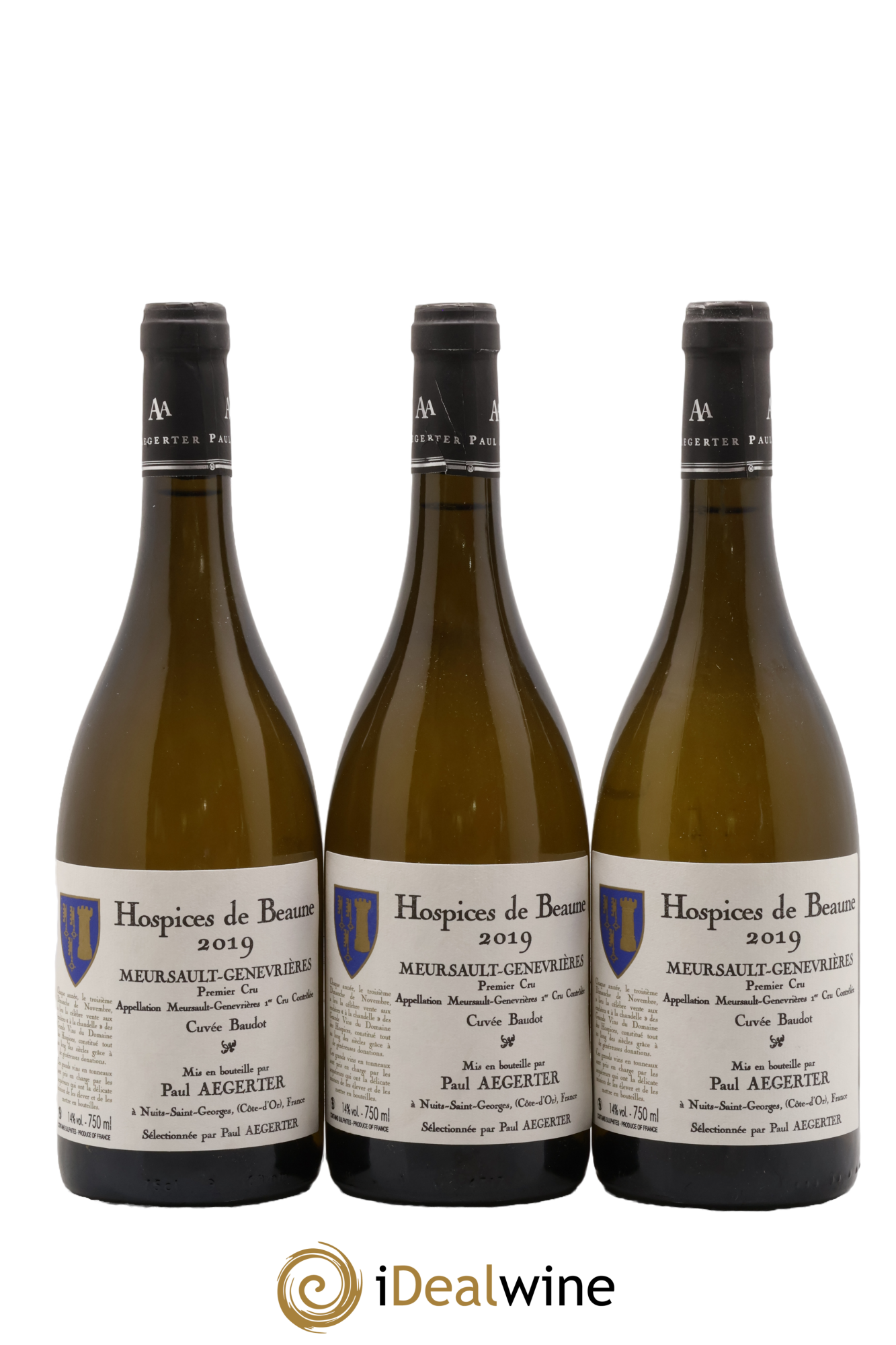 Meursault 1er Cru 2019 - Lote de 3 botellas - 0