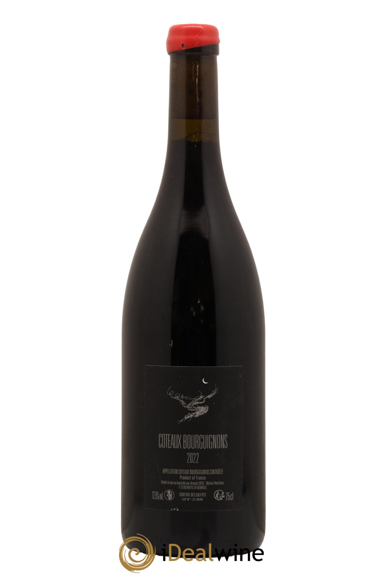 Coteaux Bourguignons Arnaud Lopez 2022 - Lot de 1 bouteille - 1