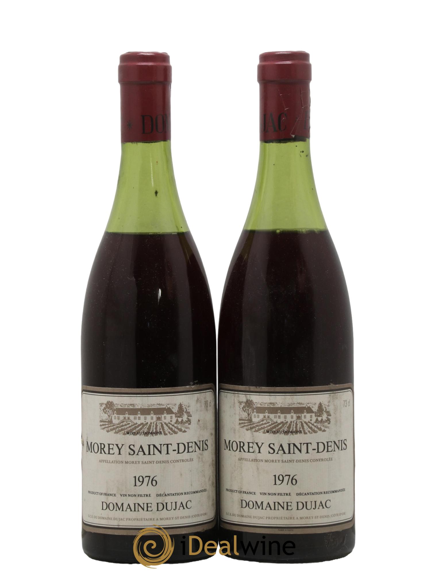Morey-Saint-Denis Dujac (Domaine) 1976 - Lot de 2 bouteilles - 0