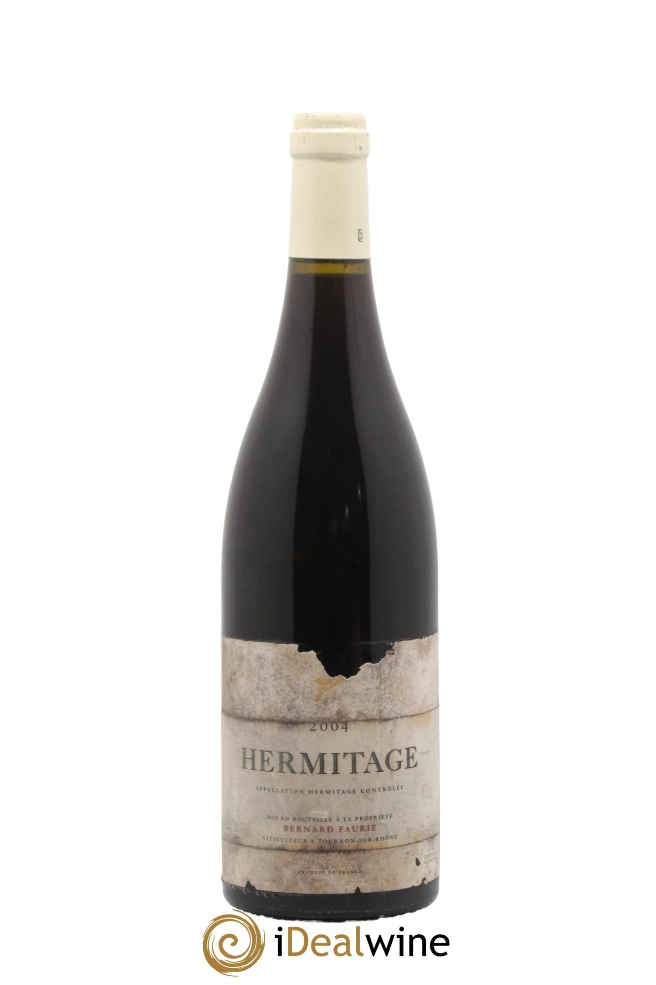 Hermitage Greffieux Bessards (capsule blanche) Bernard Faurie 2004 - Lot de 1 bouteille - 0