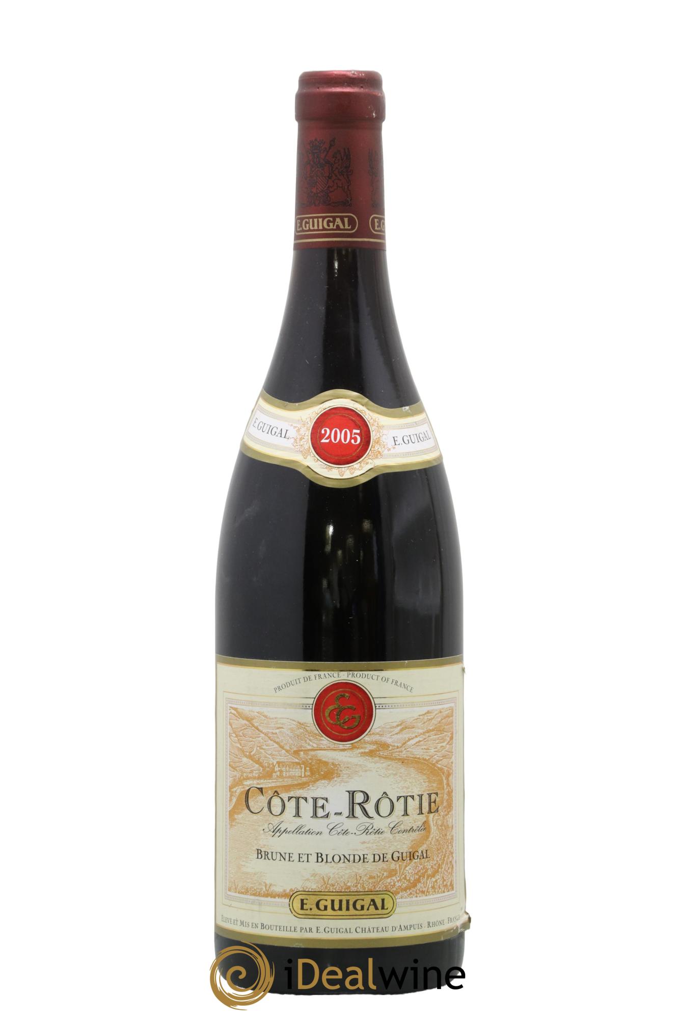 Côte-Rôtie Côtes Brune et Blonde Guigal 2005 - Lot de 1 bouteille - 0