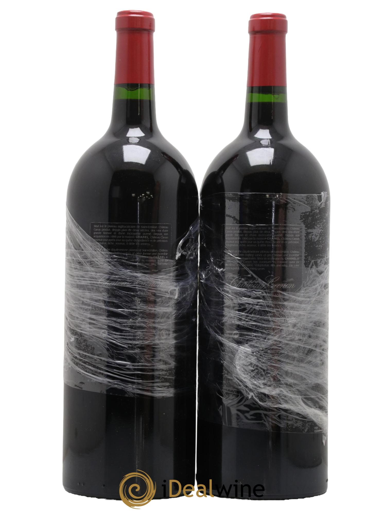 Château Canon 1er Grand Cru Classé B 2016 - Lot de 2 magnums - 1