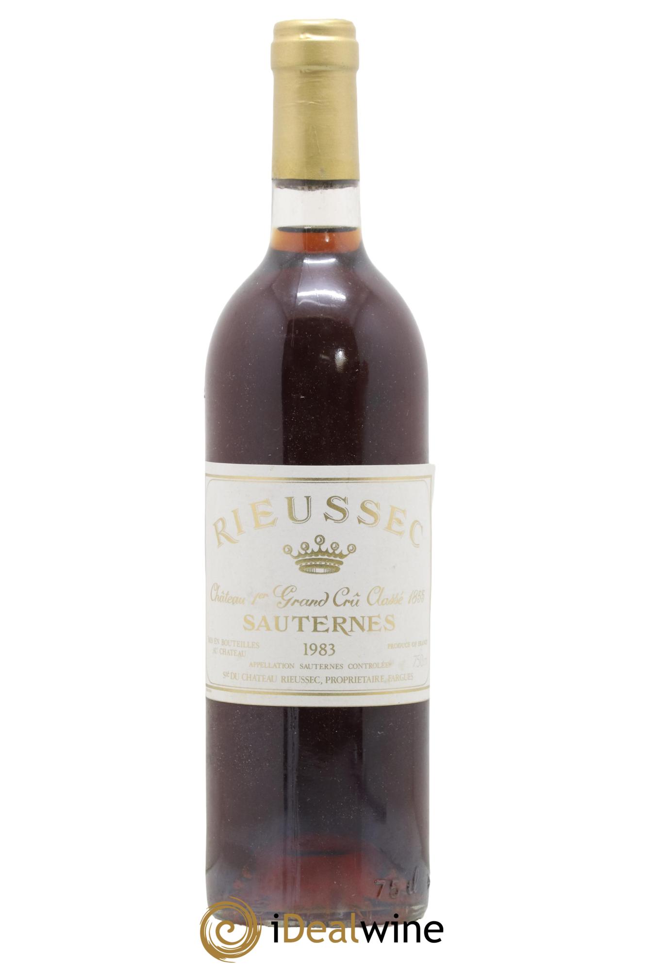 Château Rieussec 1er Grand Cru Classé 1983 - Posten von 1 Flasche - 0