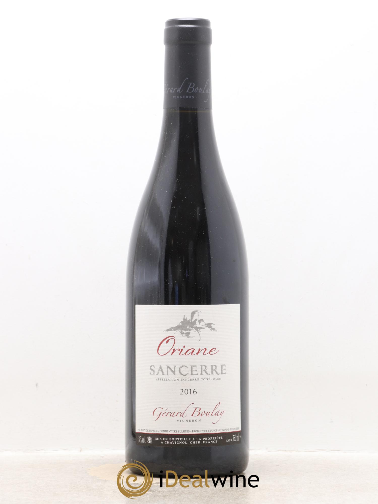 Sancerre Oriane Gérard Boulay 2016 - Lot de 1 bouteille - 0
