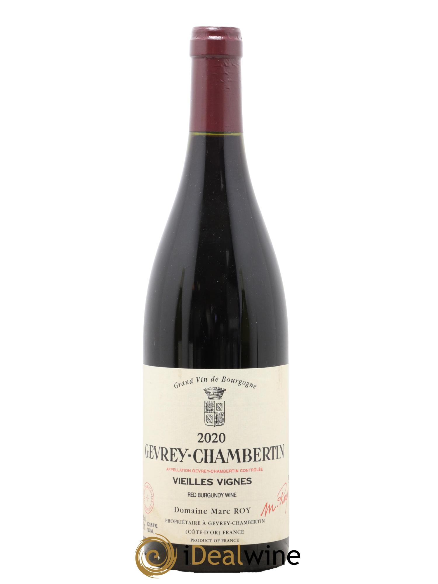 Gevrey-Chambertin Vieilles Vignes Marc Roy 2020 - Lot de 1 bouteille - 0