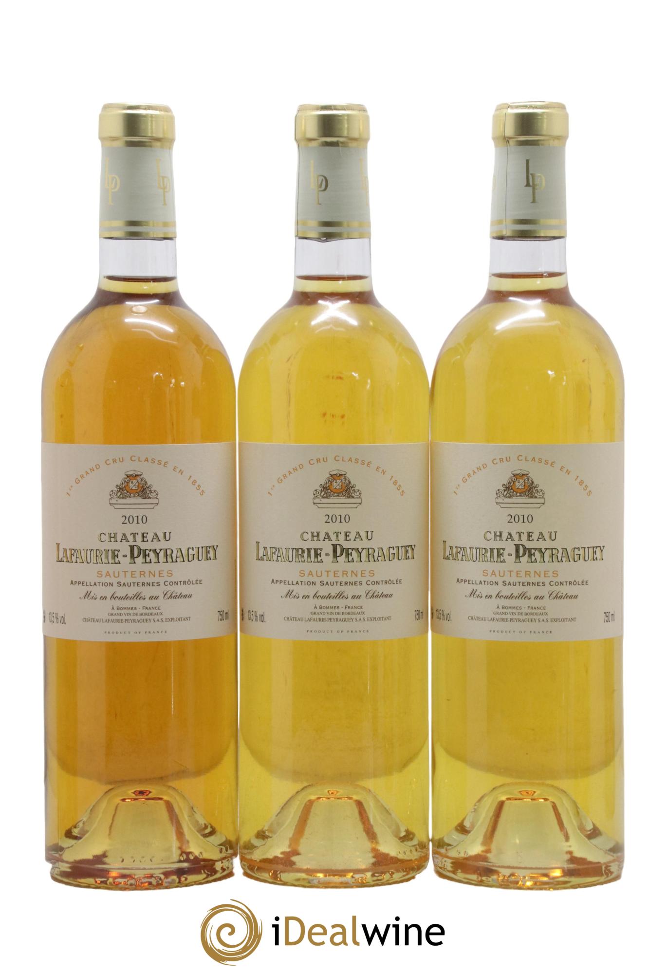 Château Lafaurie-Peyraguey 1er Grand Cru Classé 2010 - Lotto di 12 bottiglie - 1