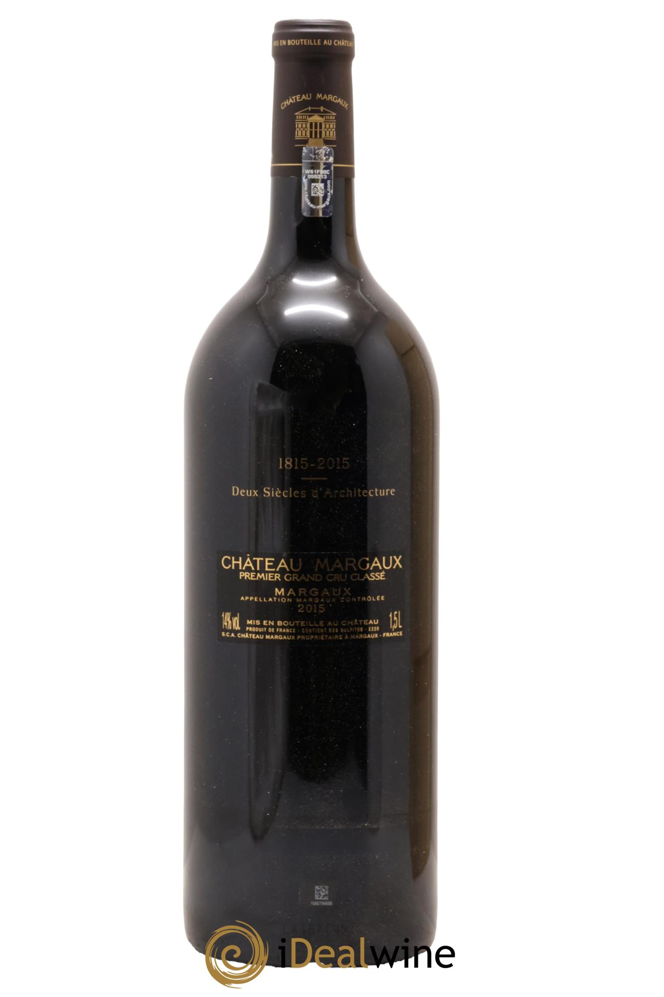 Château Margaux 1er Grand Cru Classé 2015 - Posten von 1 Magnum - 2