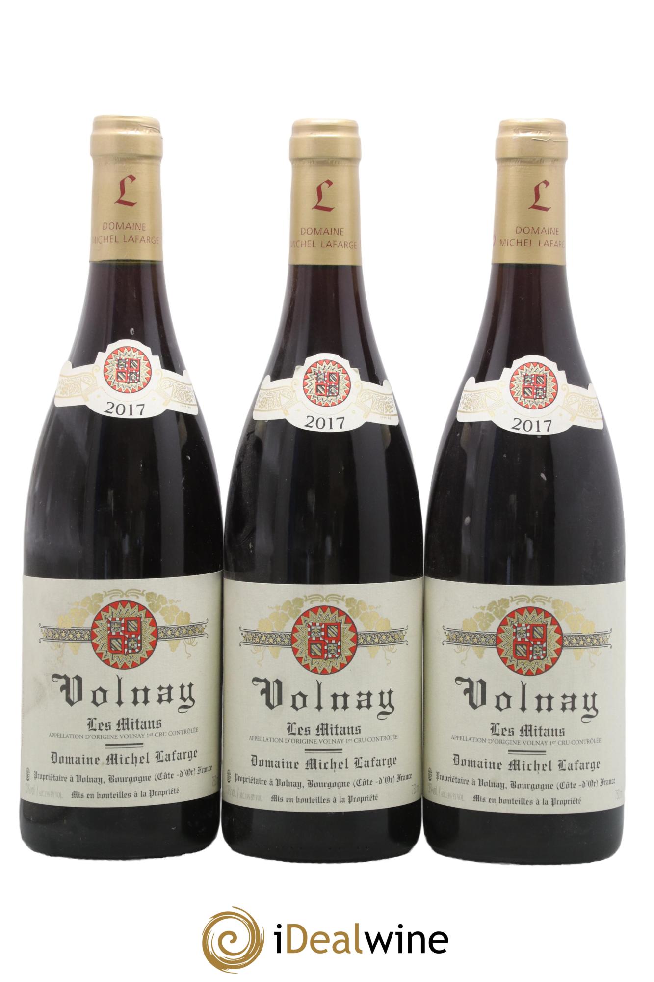 Volnay 1er Cru Les Mitans Lafarge (Domaine) 2017 - Lot of 3 bottles - 0