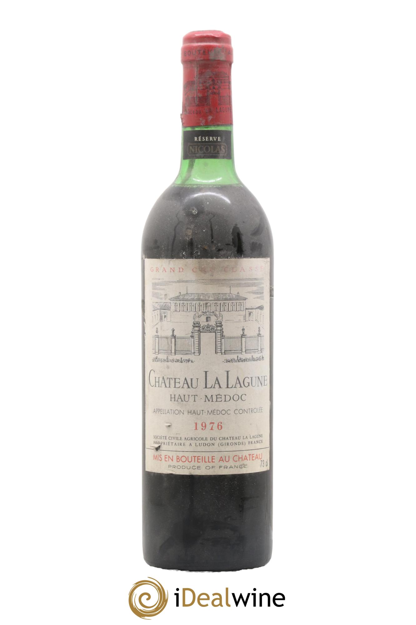 Château la Lagune 3ème Grand Cru Classé 1976 - Lot de 1 bouteille - 0