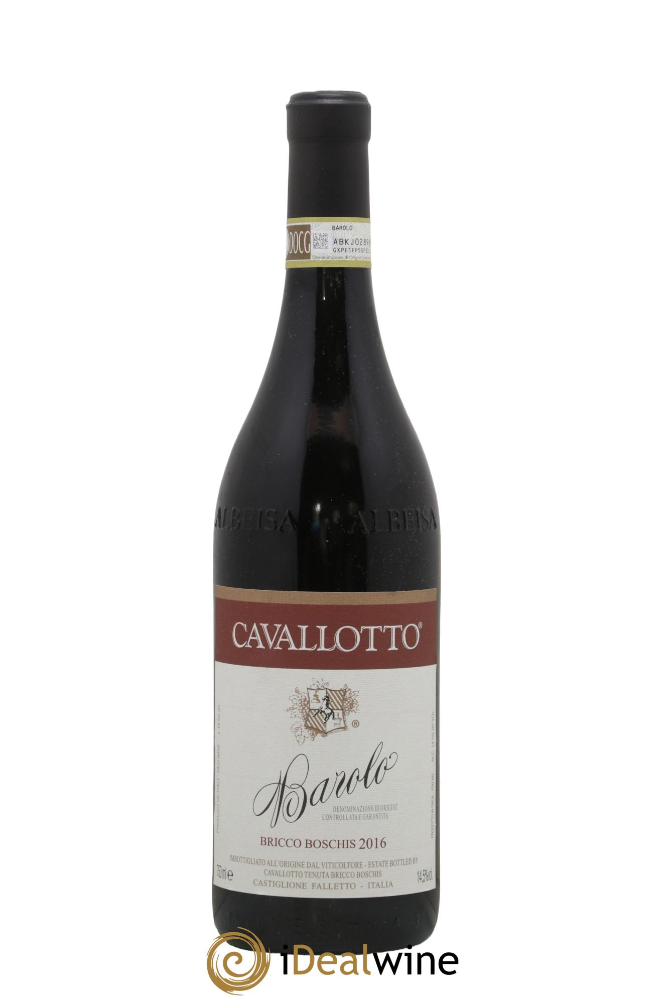 Barolo DOCG Bricco Boschis Cavallotto 2016 - Posten von 1 Flasche - 0