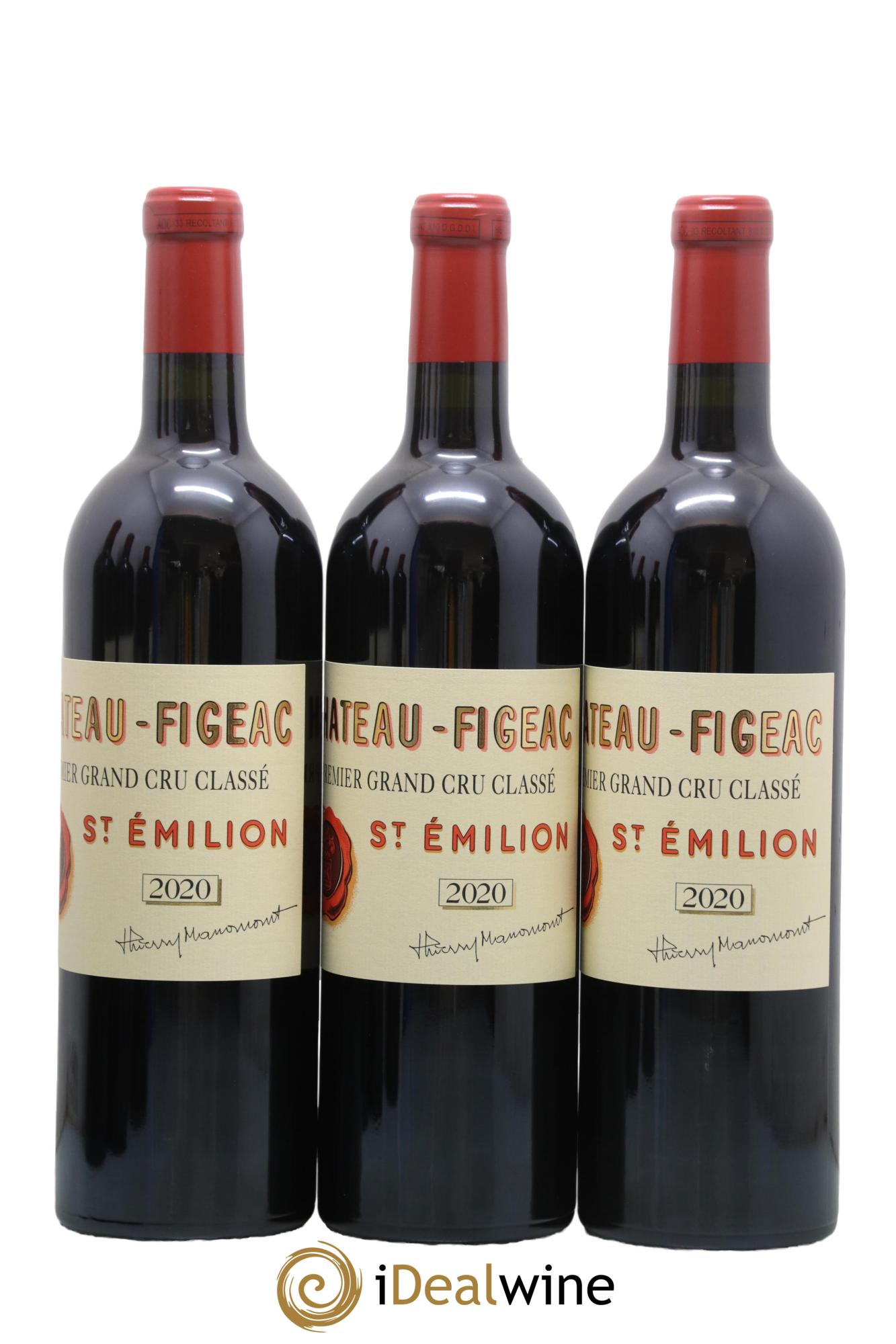 Château Figeac 1er Grand Cru Classé A 2020 - Lotto di 6 bottiglie - 1