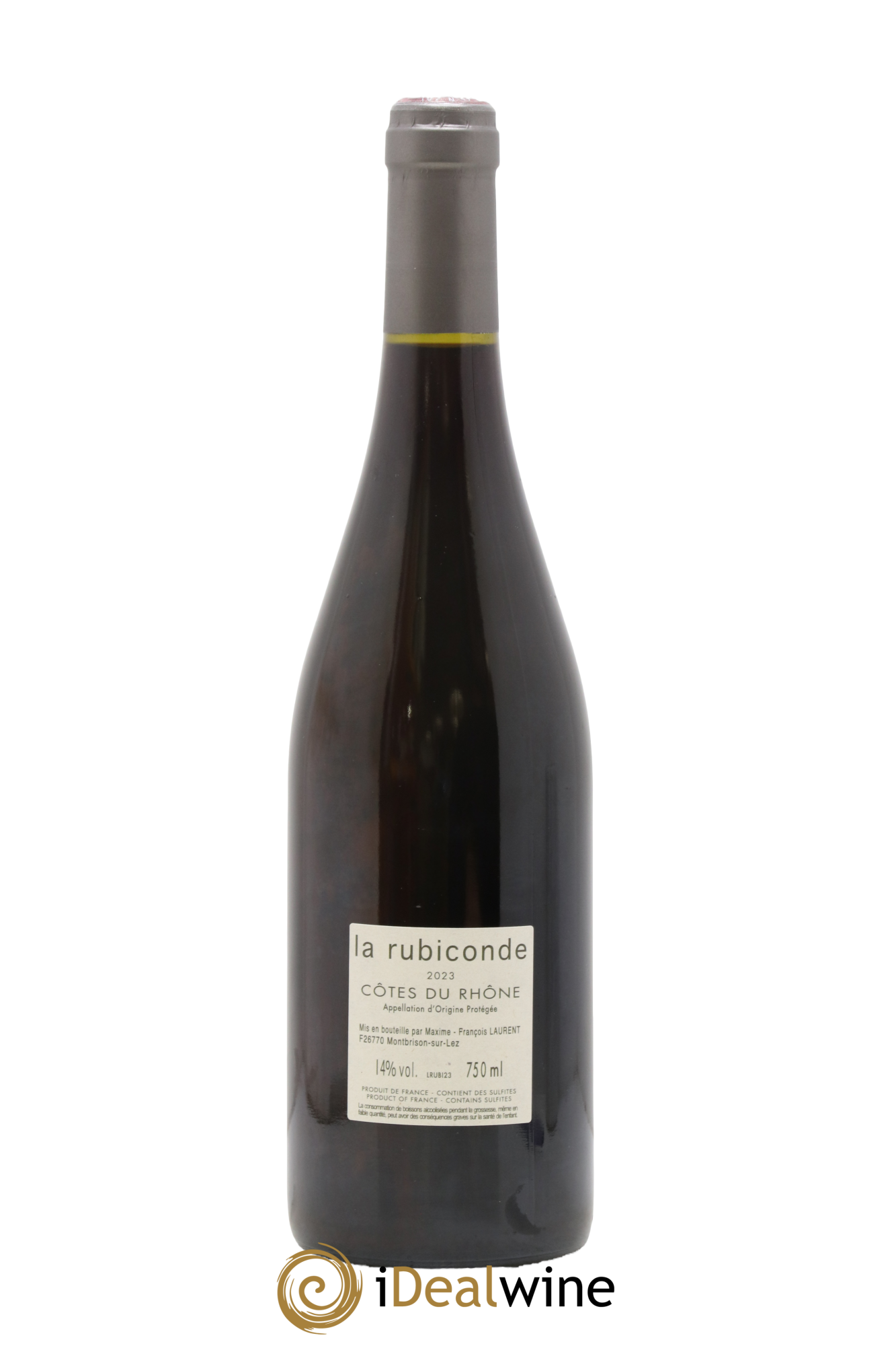Côtes-du-Rhône La Rubiconde Maxime François Laurent 2023 - Lot de 1 bouteille - 1
