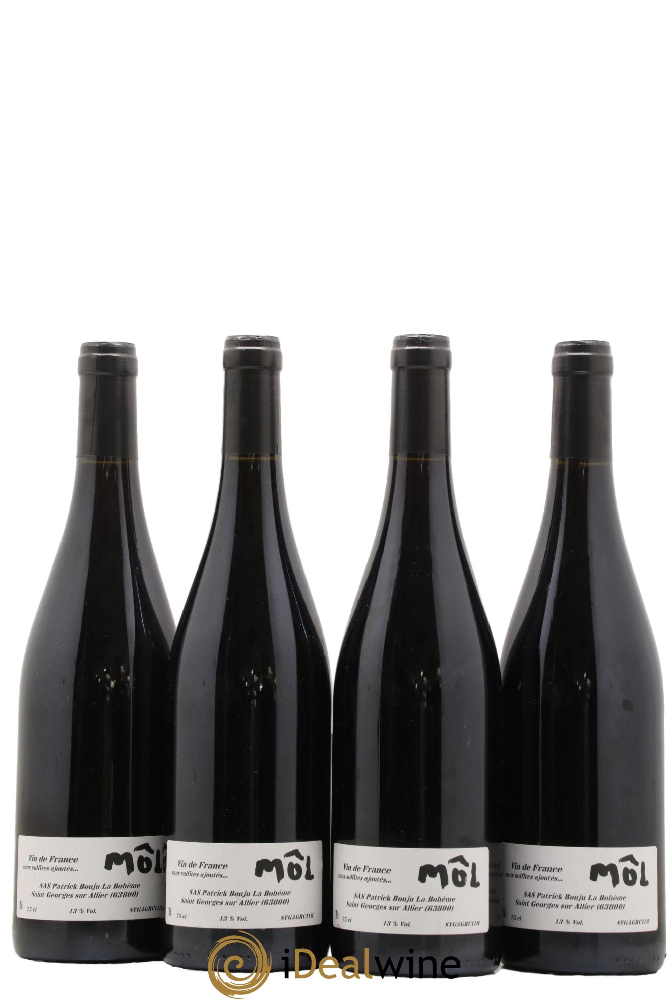 Vin de France Môl Patrick Bouju - La Bohème 2018 - Lot of 4 bottles - 1