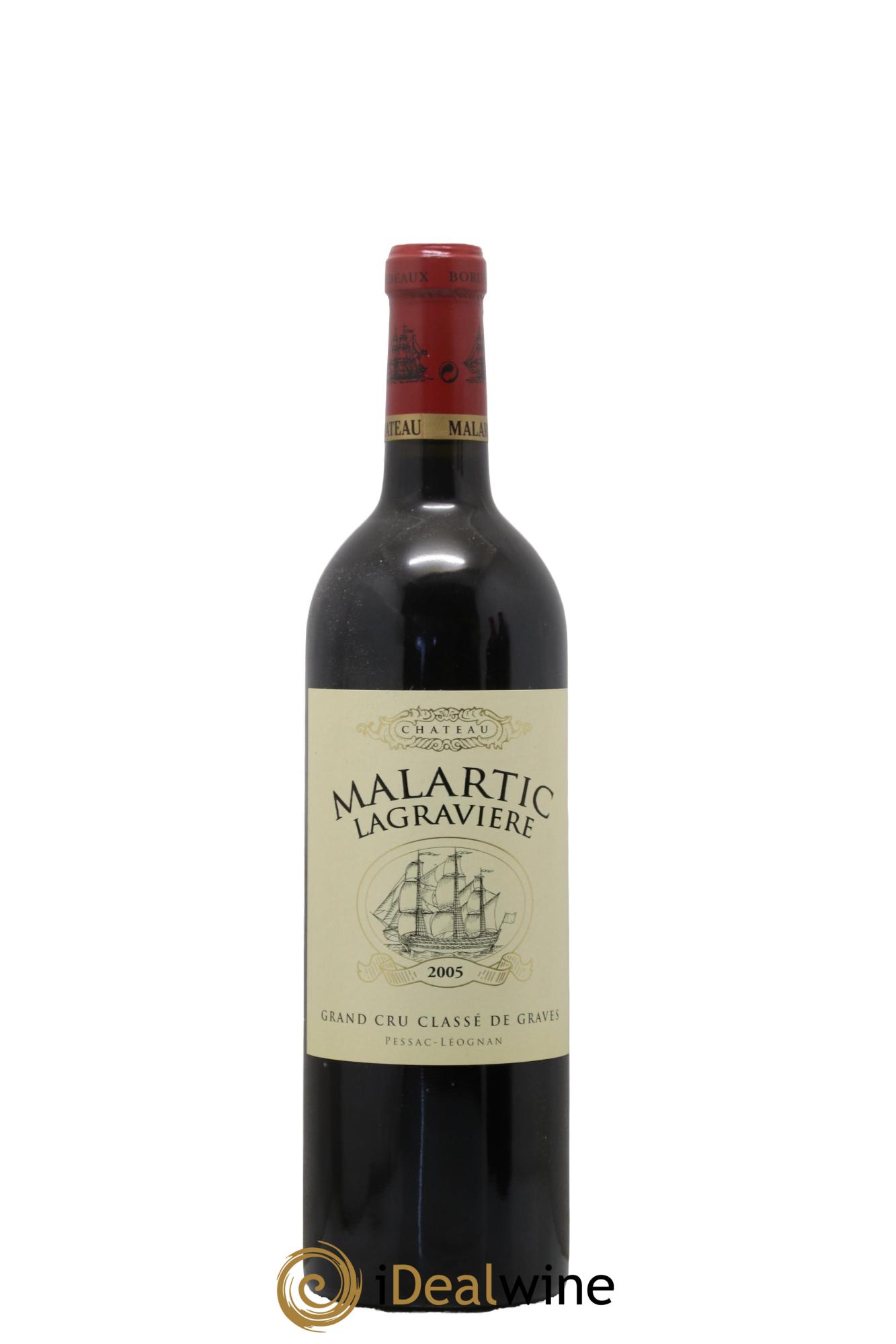 Château Malartic-Lagravière Cru Classé de Graves 2005 - Lot de 1 bouteille - 0