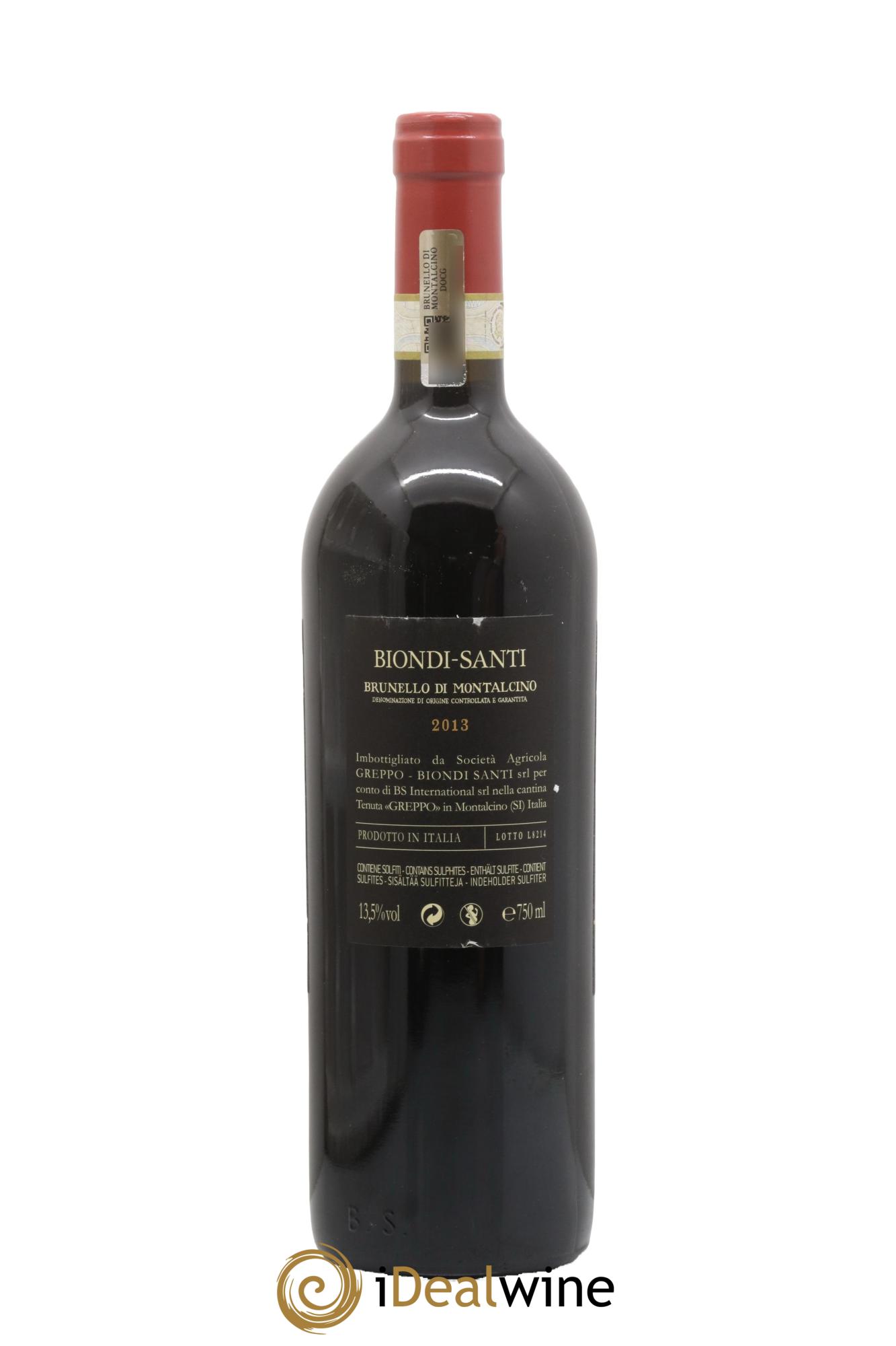 Brunello di Montalcino DOCG Biondi-Santi Tenuta Greppo 2013 - Lot of 1 bottle - 1