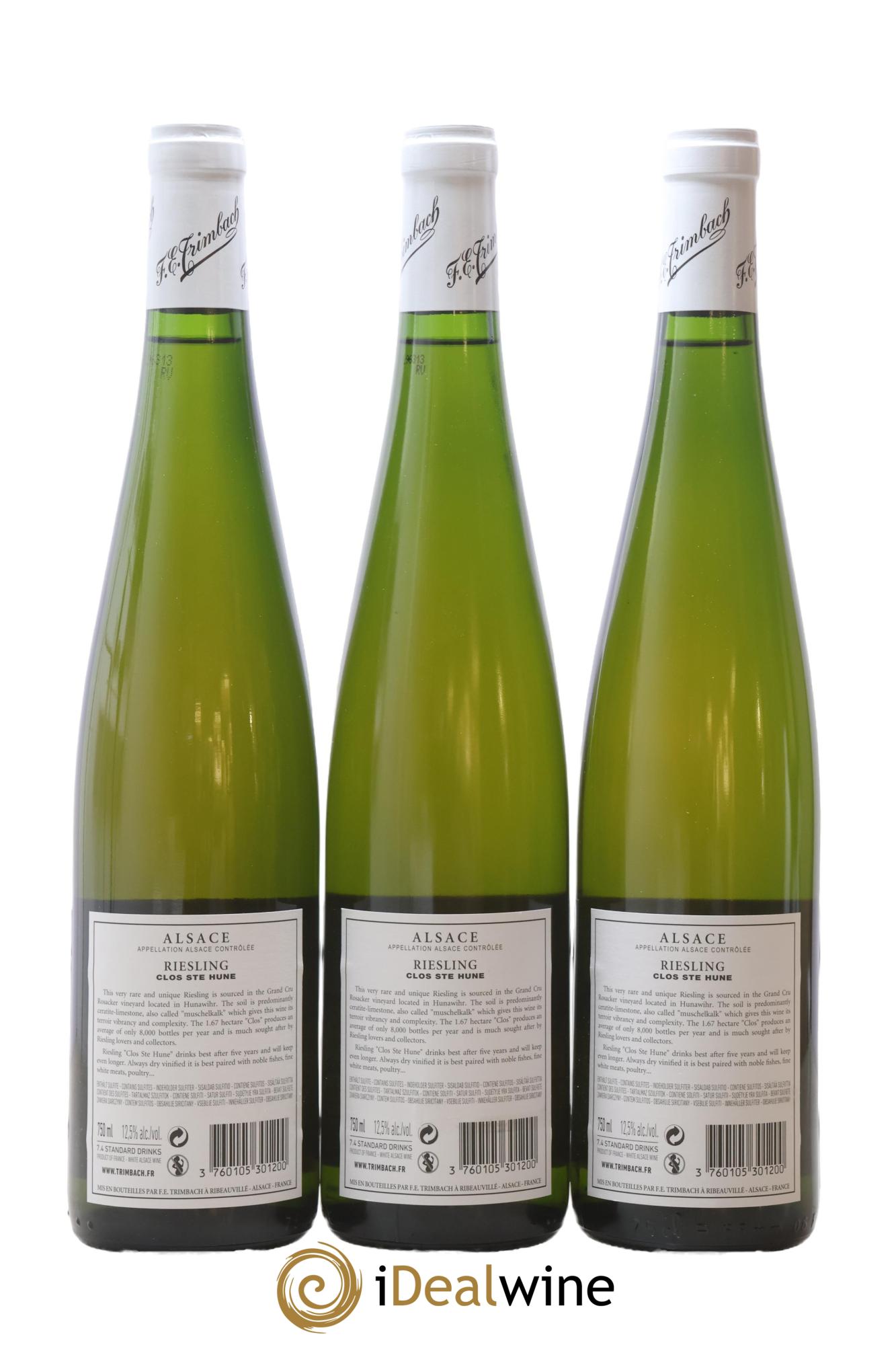 Alsace Riesling Clos Sainte-Hune Trimbach (Domaine) 2013 - Lotto di 3 bottiglie - 1