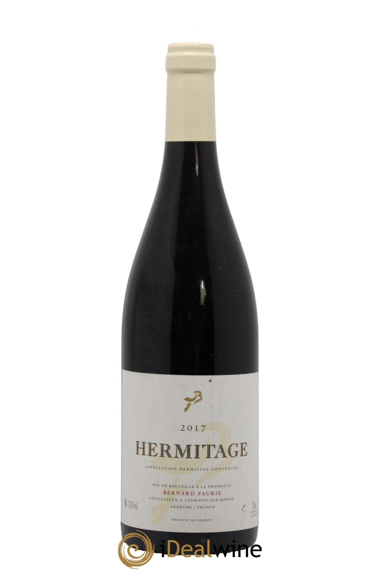 Hermitage Greffieux Bessards (capsule blanche) Bernard Faurie 2017 - Lot de 1 bouteille - 0