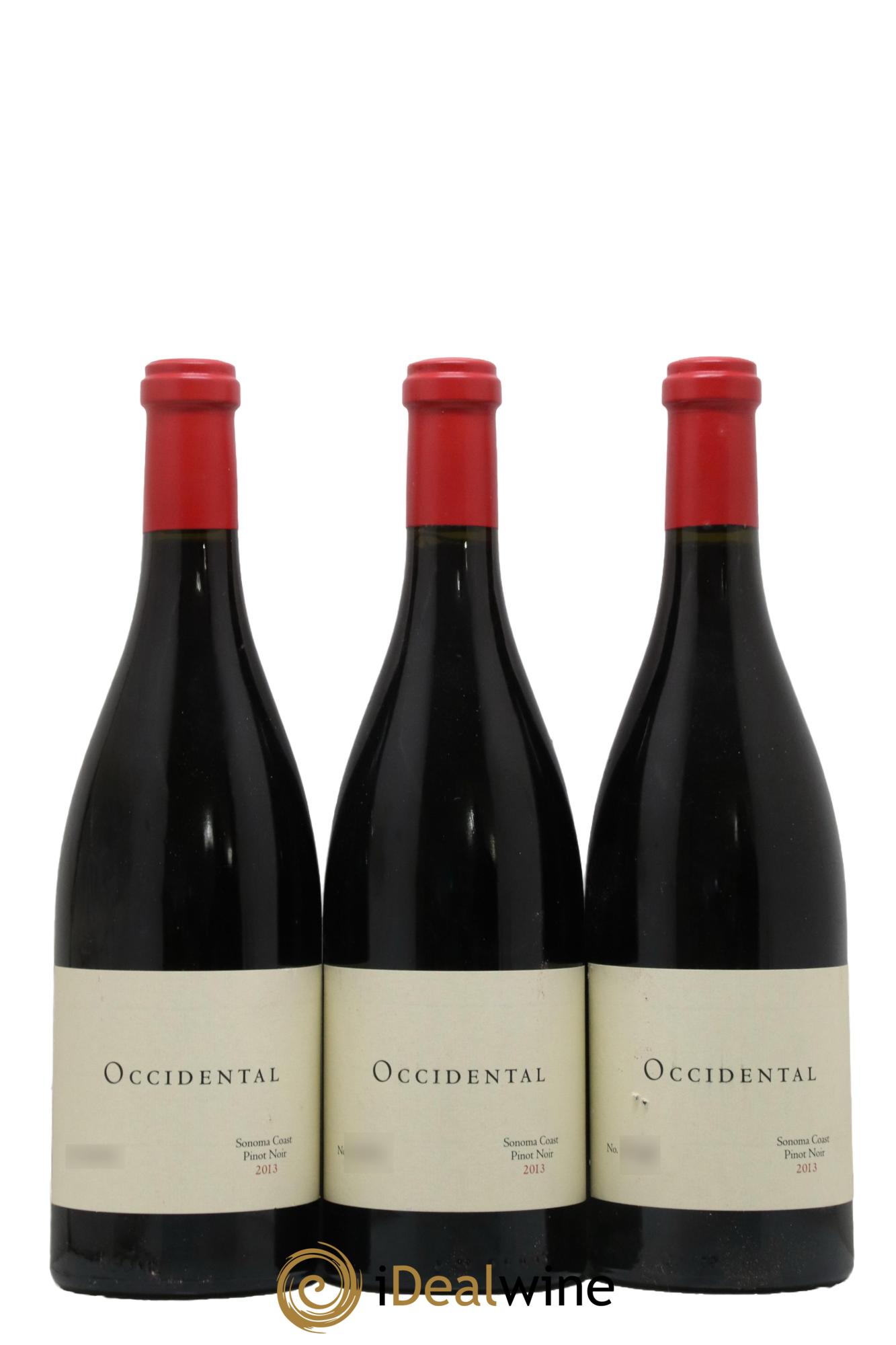 USA Pinot Noir Occidental 2013 - Lot de 3 bouteilles - 0