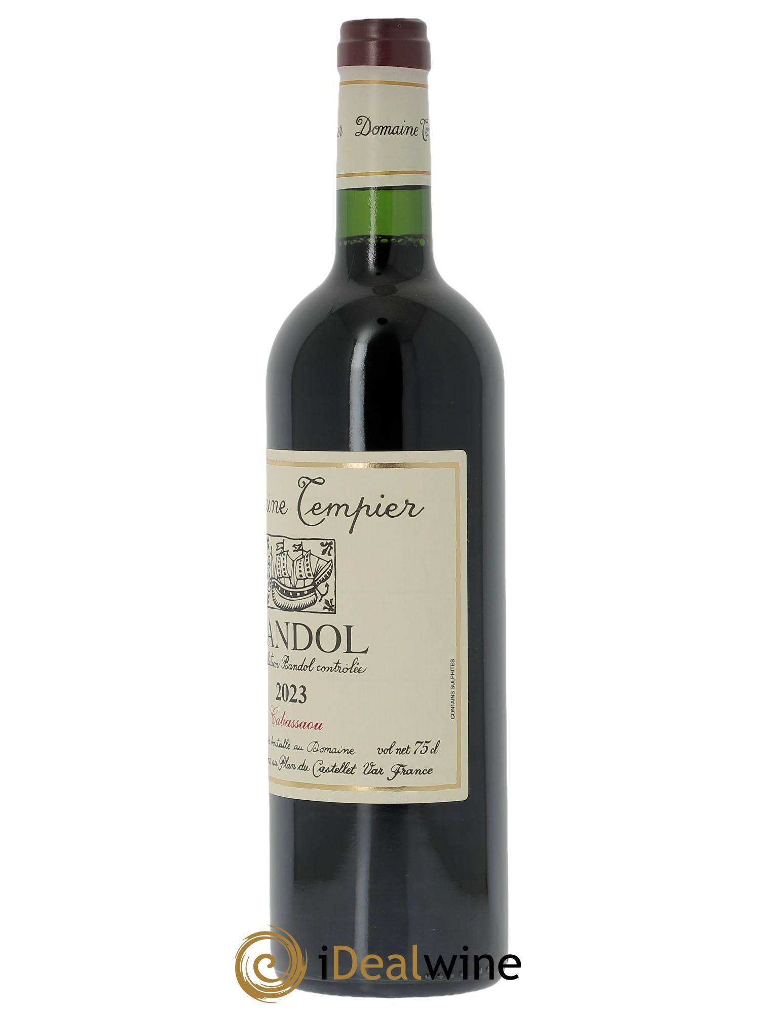 Bandol Domaine Tempier Cuvée Cabassaou Famille Peyraud 2023 - Lote de 1 botella - 1