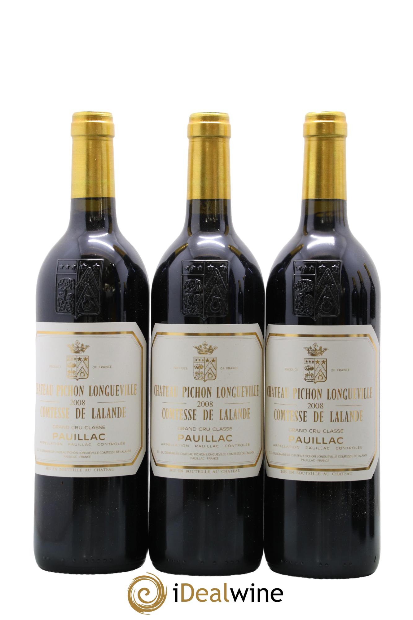 Château Pichon Longueville Comtesse de Lalande 2ème Grand Cru Classé 2008 - Lot of 6 bottles - 2
