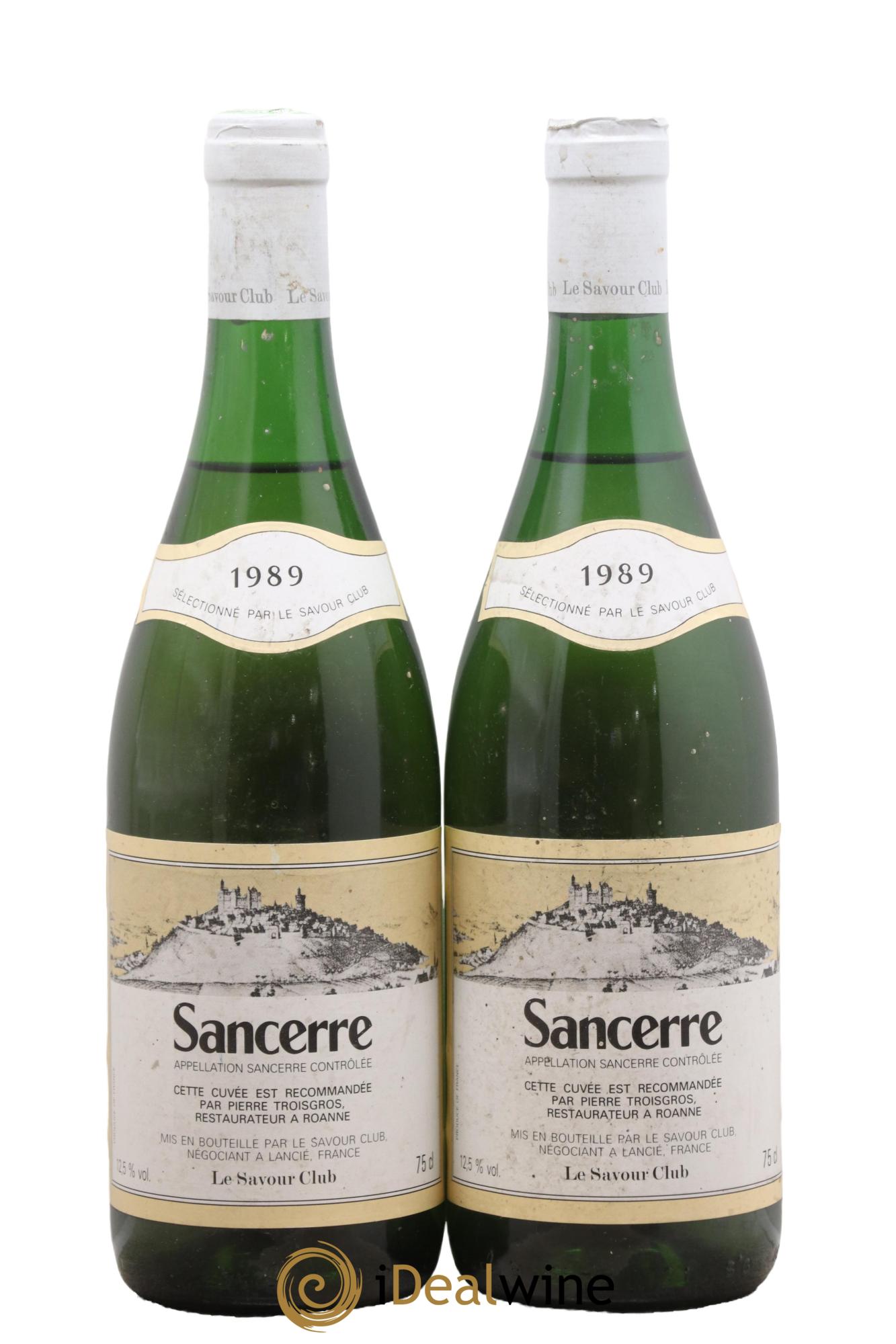 Sancerre Le Savour Club 1989 - Lot of 2 bottles - 0