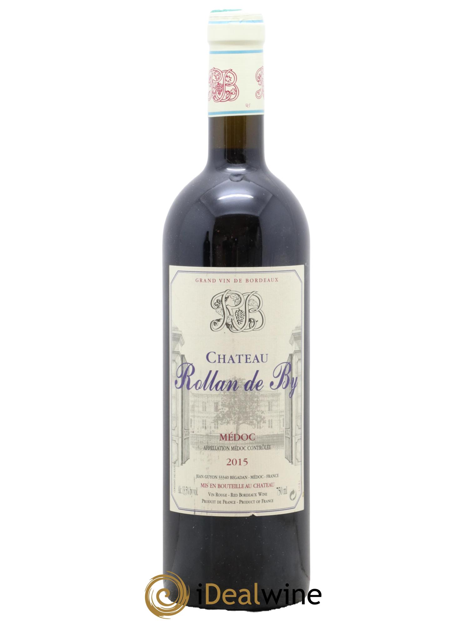 Château Rollan de By Cru Bourgeois 2015 - Lot de 1 bouteille - 0