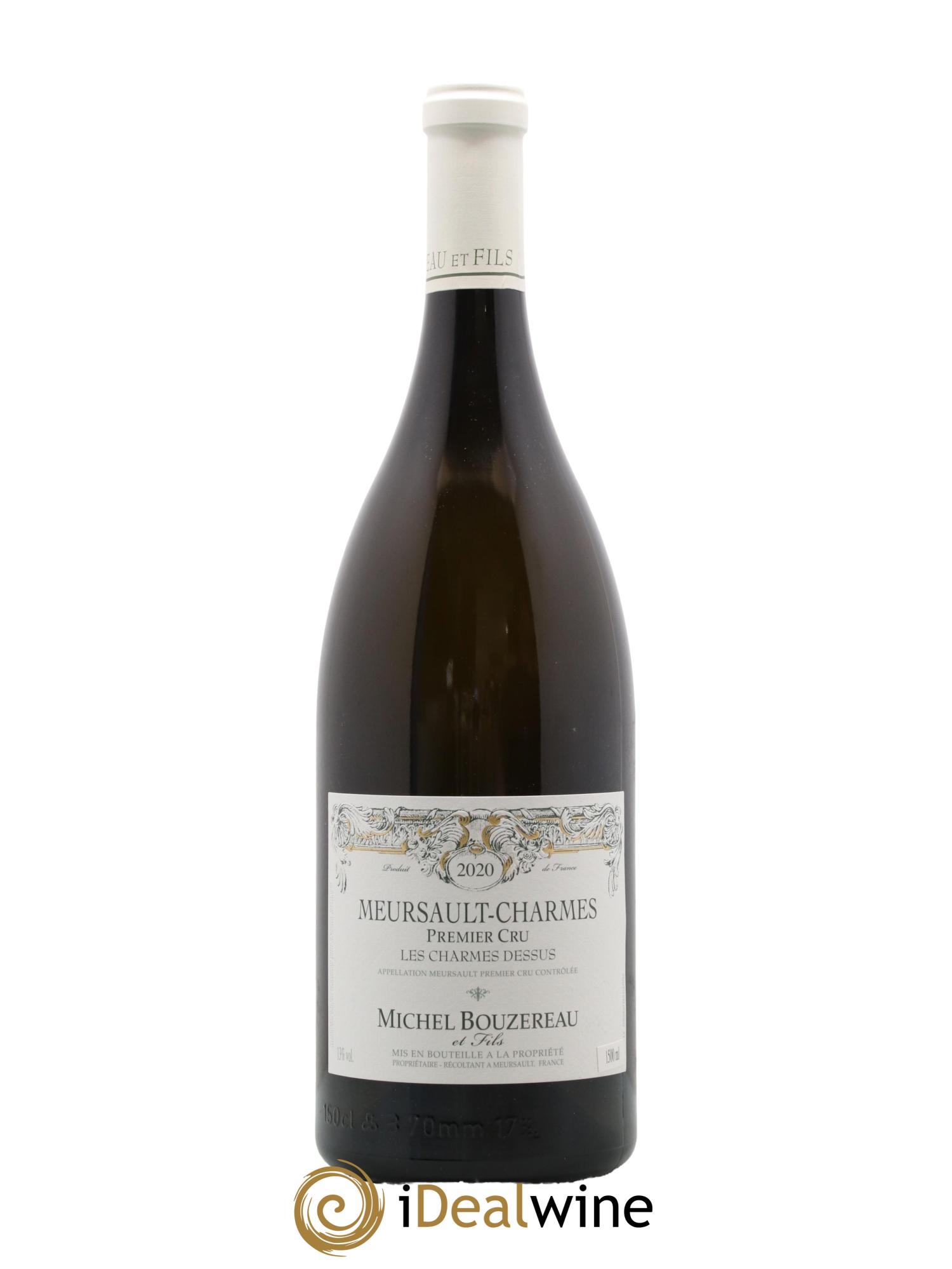 Meursault 1er Cru Charmes Les Charmes Dessus Michel Bouzereau et Fils (Domaine) 2020 - Lot de 1 magnum - 0