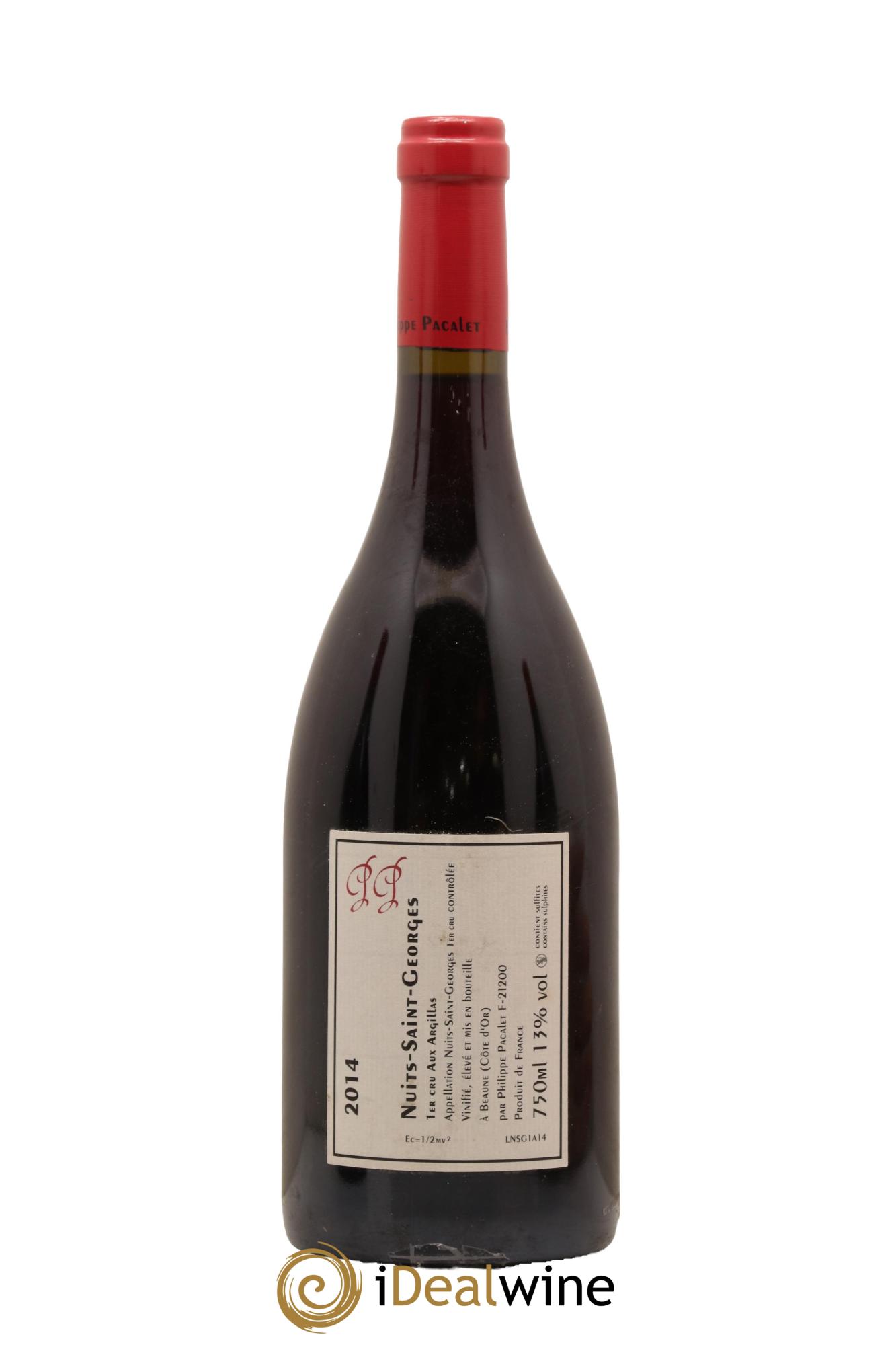 Nuits-Saint-Georges 1er Cru Aux Argillas Philippe Pacalet 2014 - Lot de 1 bouteille - 1