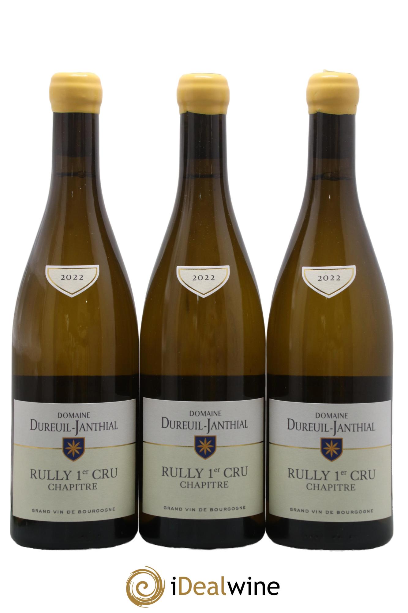 Rully 1er Cru Chapitre Vincent Dureuil-Janthial 2022 - Posten von 3 Flaschen - 0