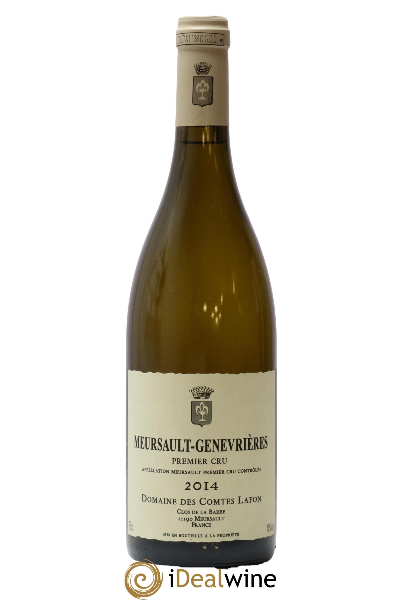 Meursault 1er Cru Genevrières Comtes Lafon (Domaine des) 2014 - Lot de 1 bouteille - 0