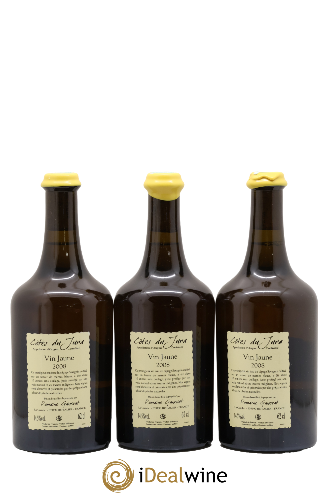 Côtes du Jura Vin Jaune Jean-François Ganevat (Domaine) 2008 - Posten von 3 Clavelin - 1