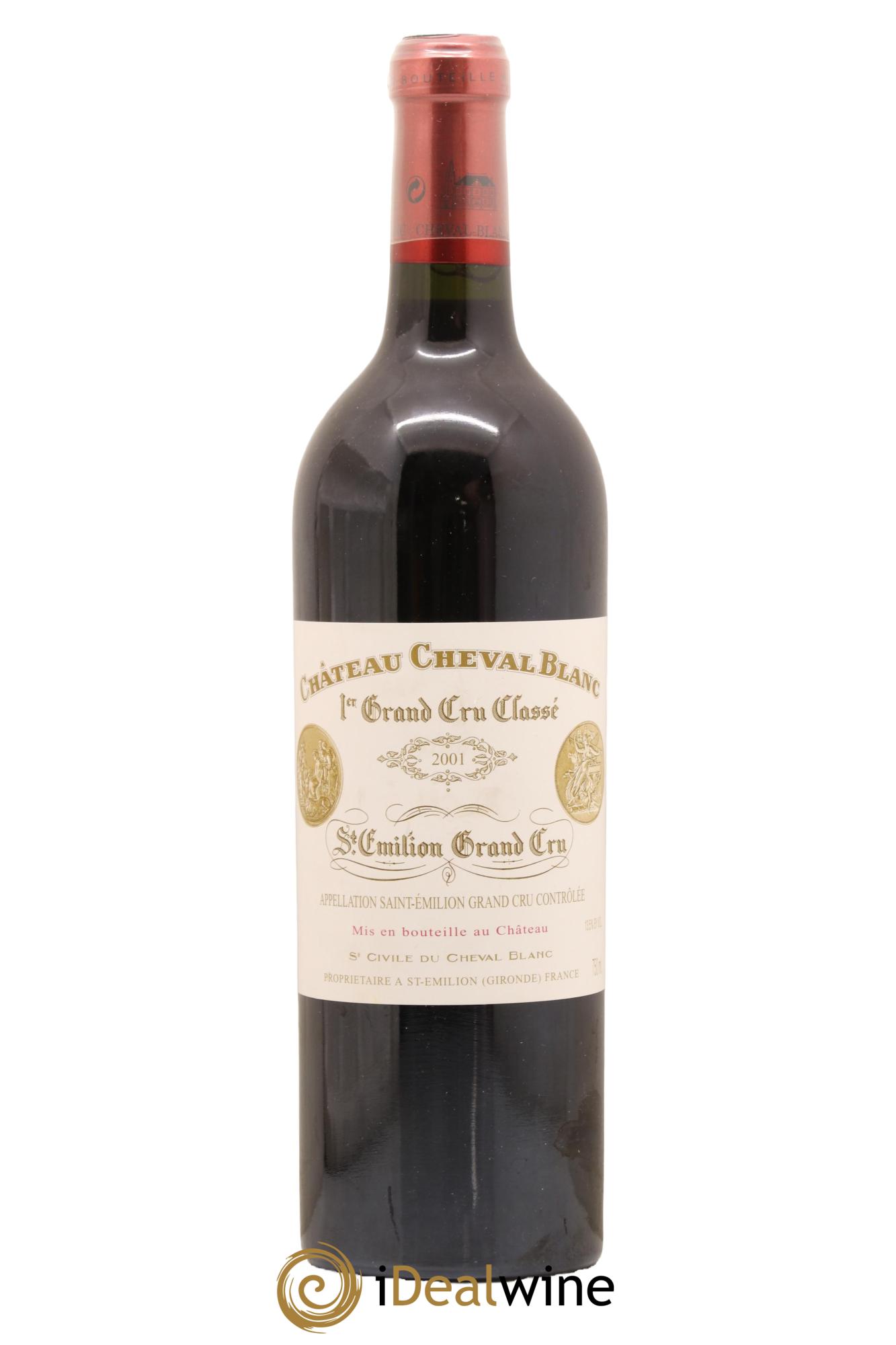 Château Cheval Blanc 1er Grand Cru Classé A 2001 - Lot de 1 bouteille - 0