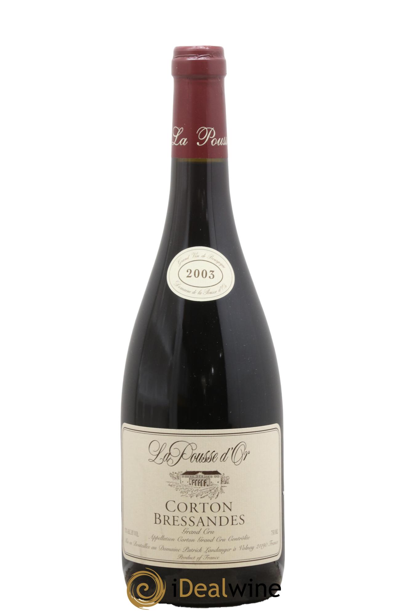 Corton Grand Cru Bressandes La Pousse d'Or (Domaine de) 2003 - Lot de 1 bouteille - 0