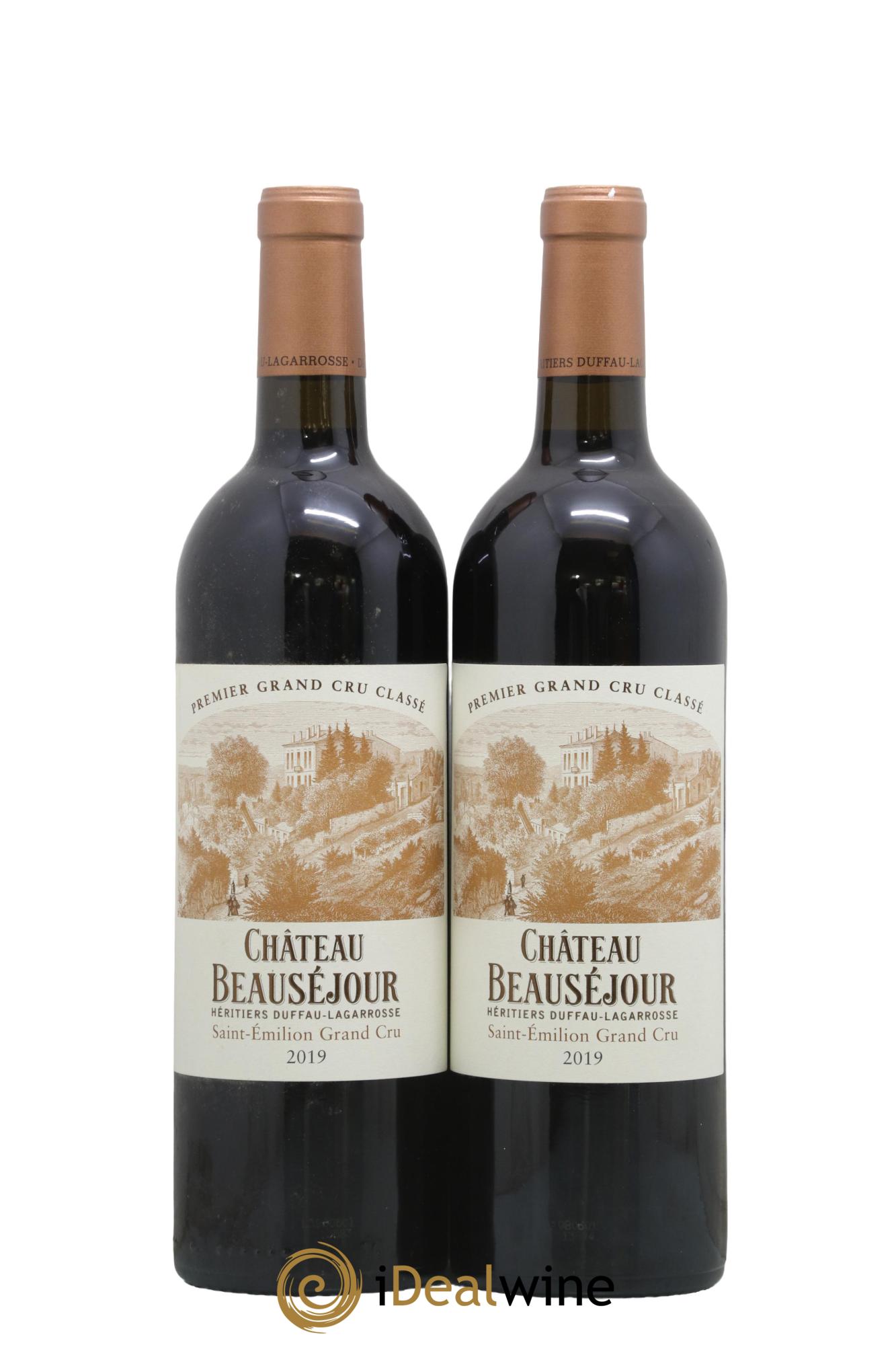 Château Beauséjour (Duffau-Lagarrosse) 1er Grand Cru Classé B 2019 - Lot de 2 bouteilles - 0