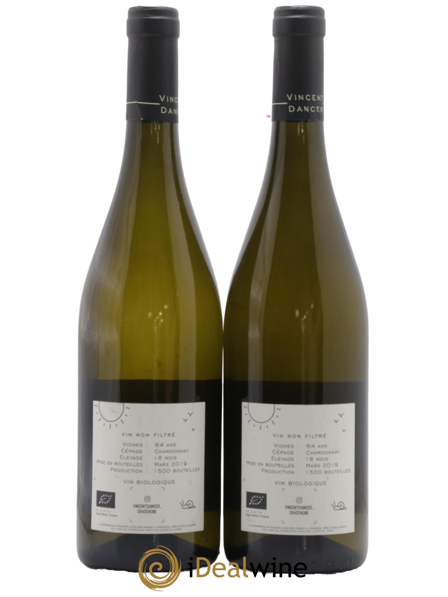 Chassagne-Montrachet 1er Cru (Morgeot) Tête du Clos Vincent Dancer 2017 - Lotto di 2 bottiglie - 1