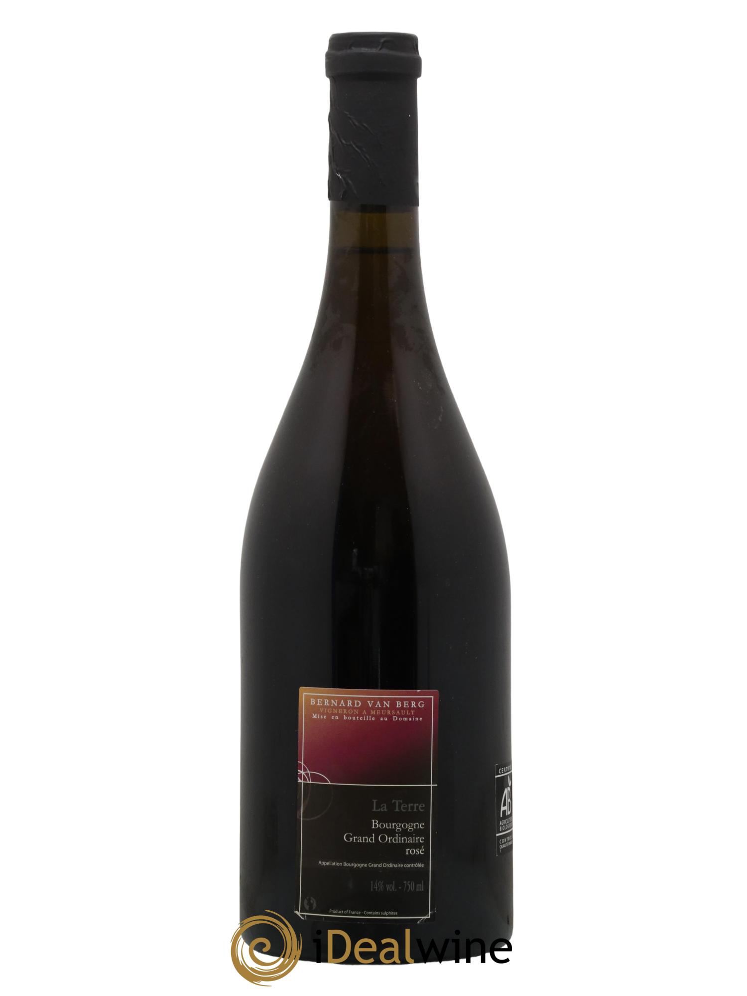 Bourgogne Grand Ordinaire La Terre Bernard Van Berg 2007 - Lot de 1 bouteille - 1