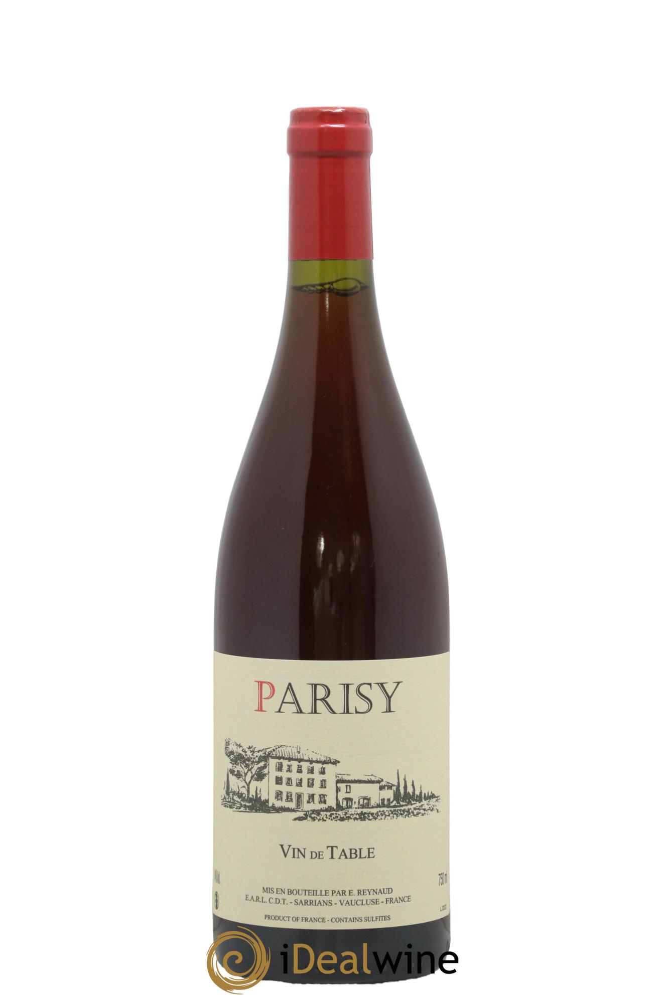 Vin de Table Parisy Emmanuel Reynaud 2020 - Lot de 1 bouteille - 0