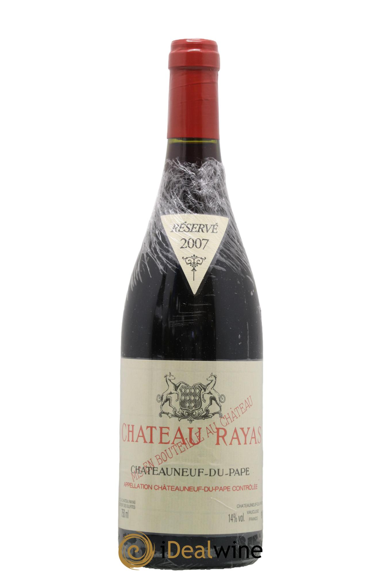 Châteauneuf-du-Pape Château Rayas Emmanuel Reynaud 2007 - Lot de 1 bouteille - 0