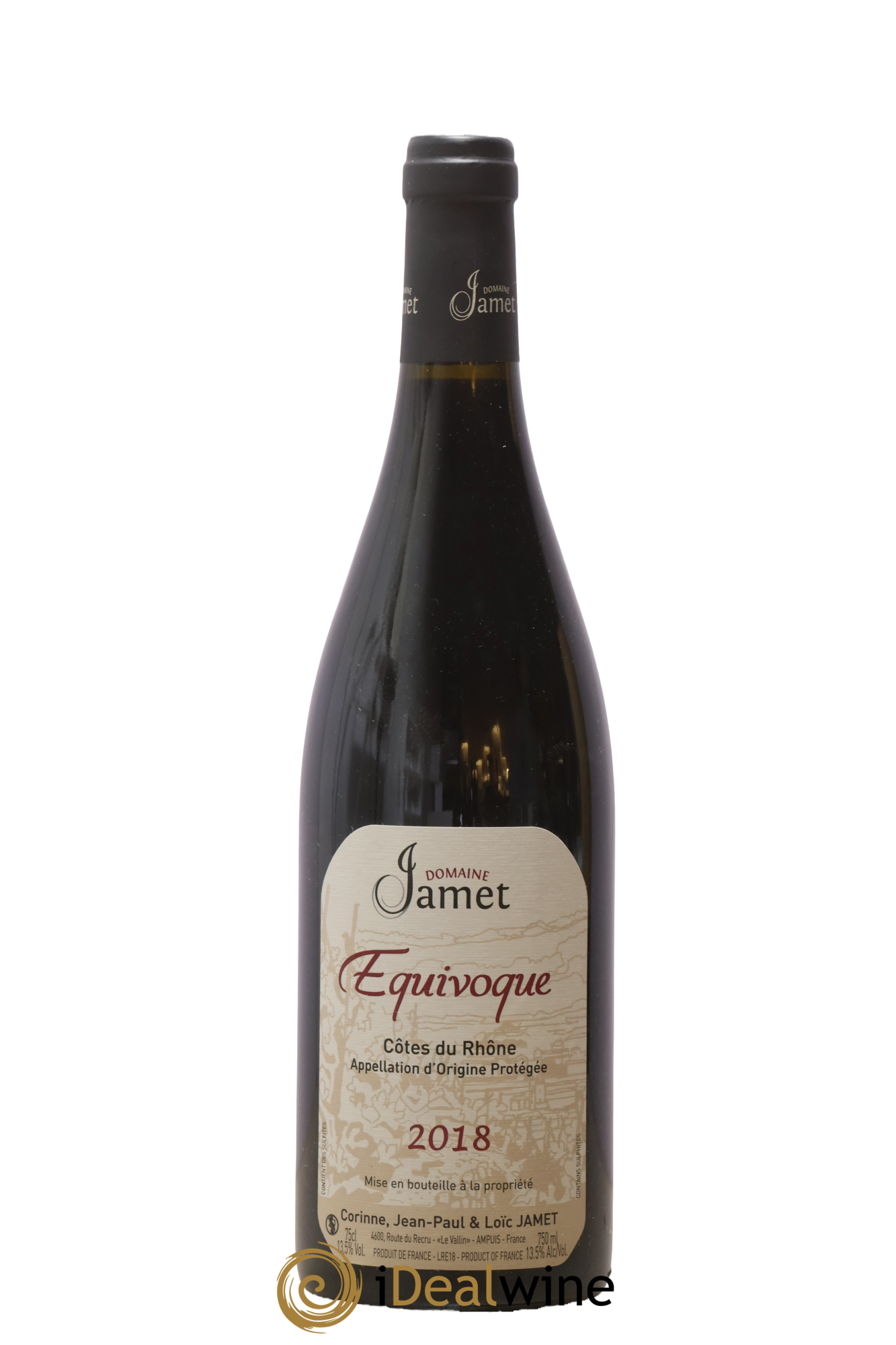 Côtes-du-Rhône Equivoque Jamet (Domaine) 2018 - Lot de 1 bouteille - 0